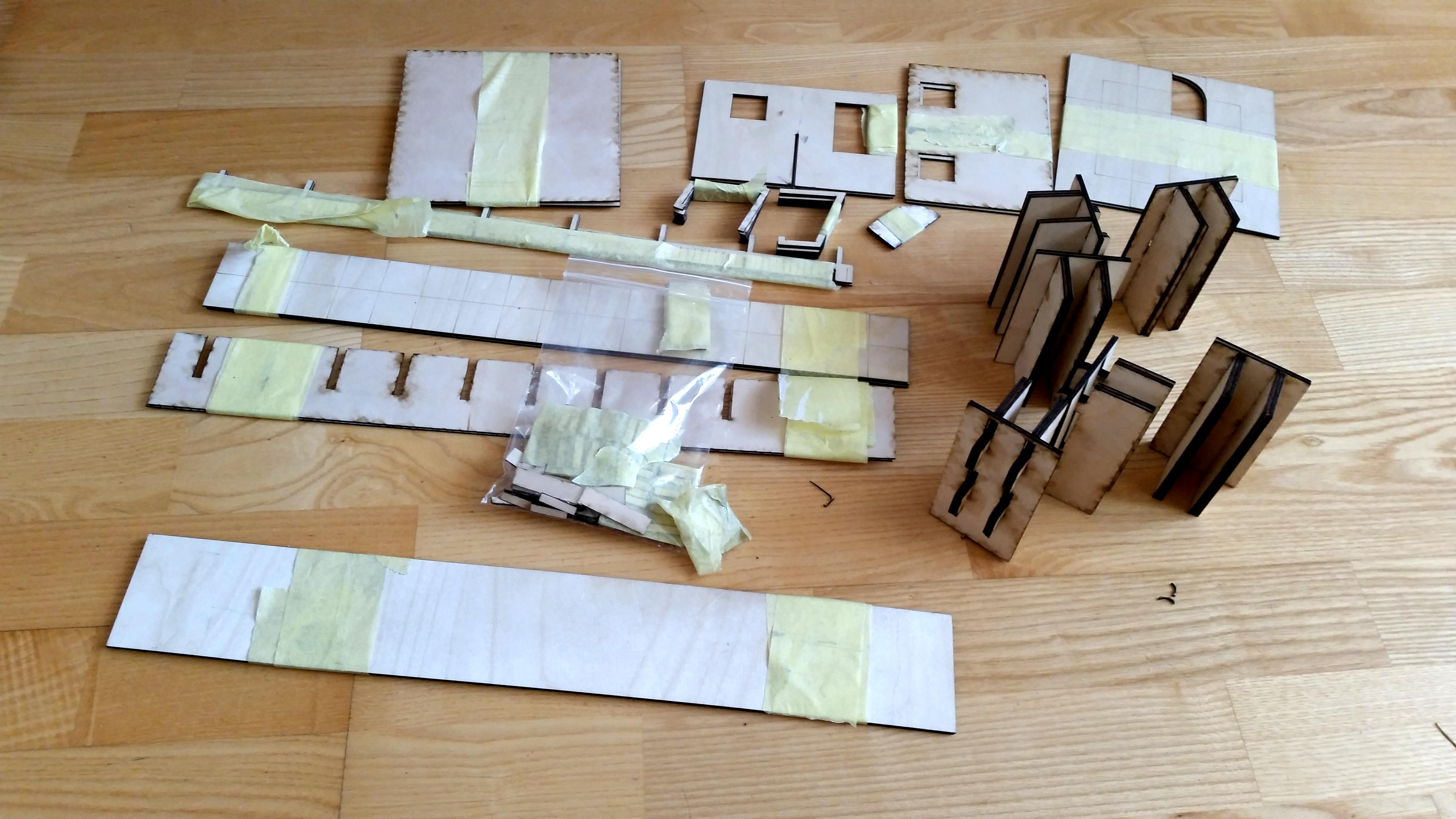 Laser-cut, Terrain