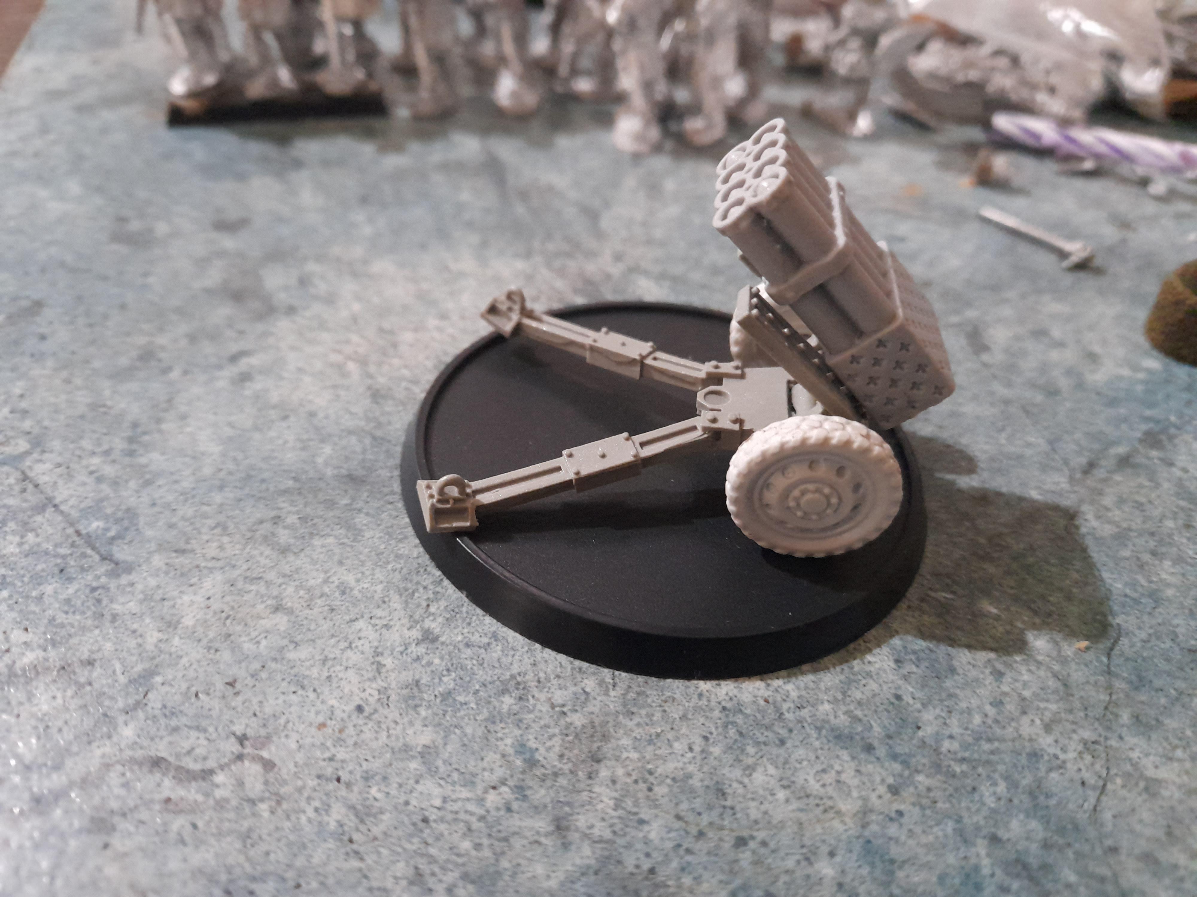 Anvil Industry, Artillery, Launcher, Proxy, Quad Mortar, Rocket Launcher, Victoria Miniatures, Zinge Industry