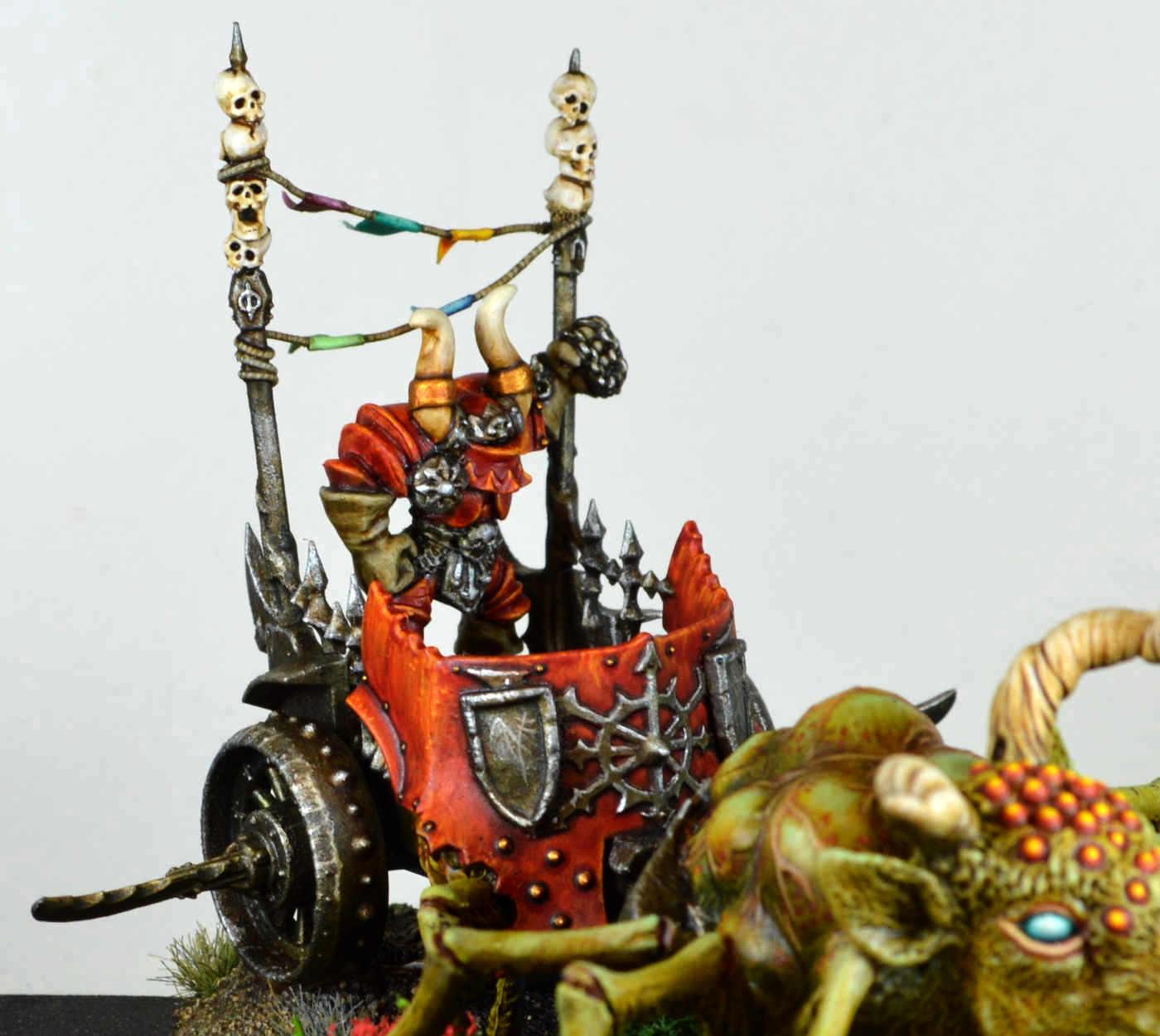 Chaos, Chariot, Conversion, Do-it-yourself, Gorebeast, Kitbash, Oldhammer, Sculpting, Slaves To Darkness, Toybash