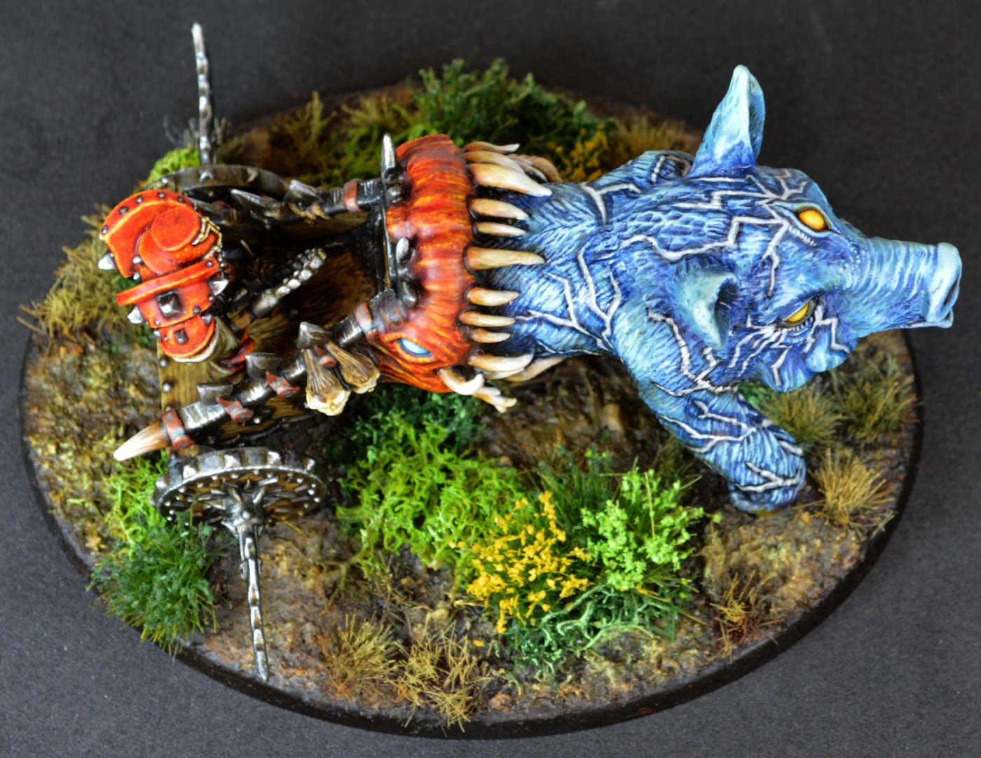 Chaos, Chariot, Conversion, Do-it-yourself, Gorebeast, Kitbash, Oldhammer, Sculpting, Slaves To Darkness, Toybash