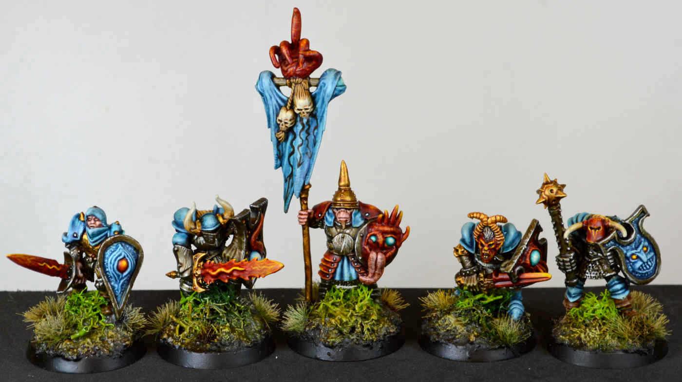 Age Of Sigmar, Chaos, Conversion, Metal, Oldhammer, Proxy, Sculpting, Tzeentch, Warriors