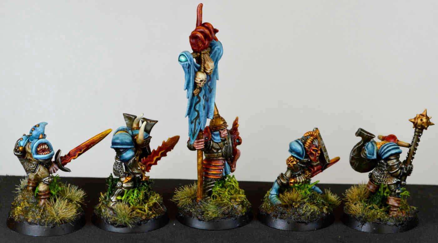 Age Of Sigmar, Chaos, Conversion, Metal, Oldhammer, Proxy, Sculpting, Tzeentch, Warriors