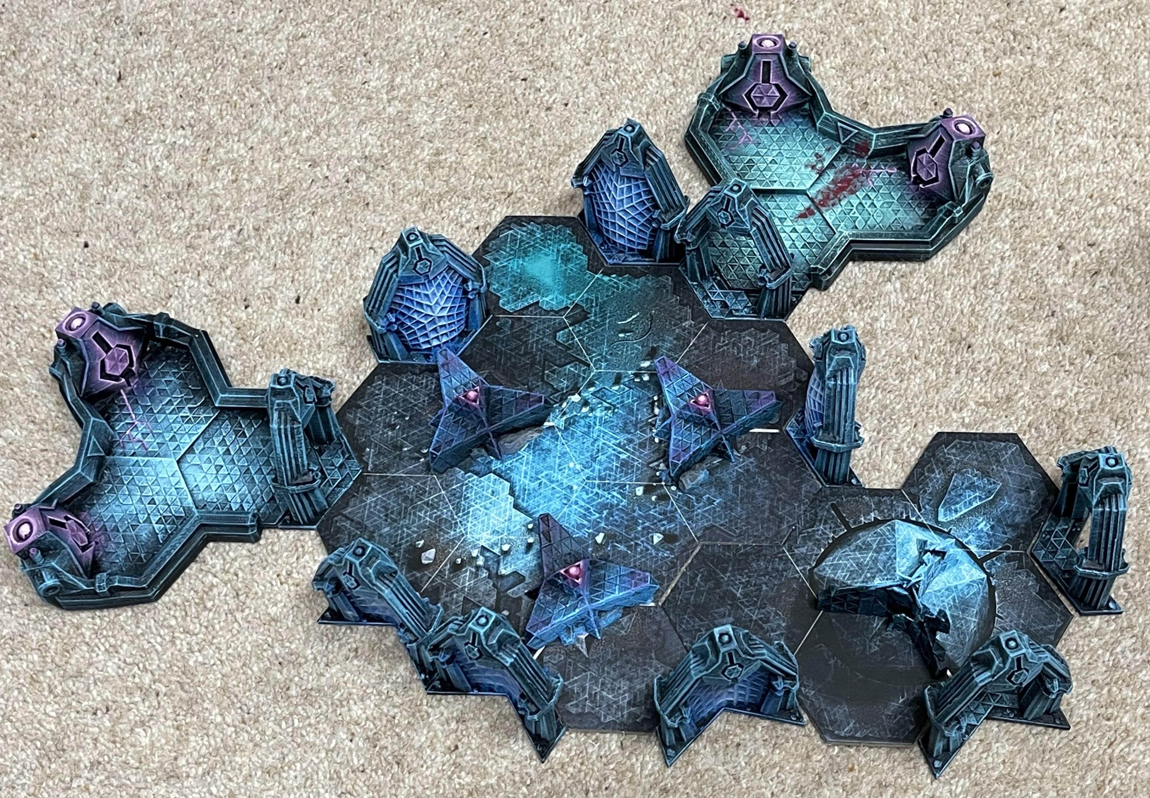 3d Printed, Blackstone Fortress, Dragons Rest, Terrain, Trihex Citadel, Warhammer 40,000, Warhammer Quest