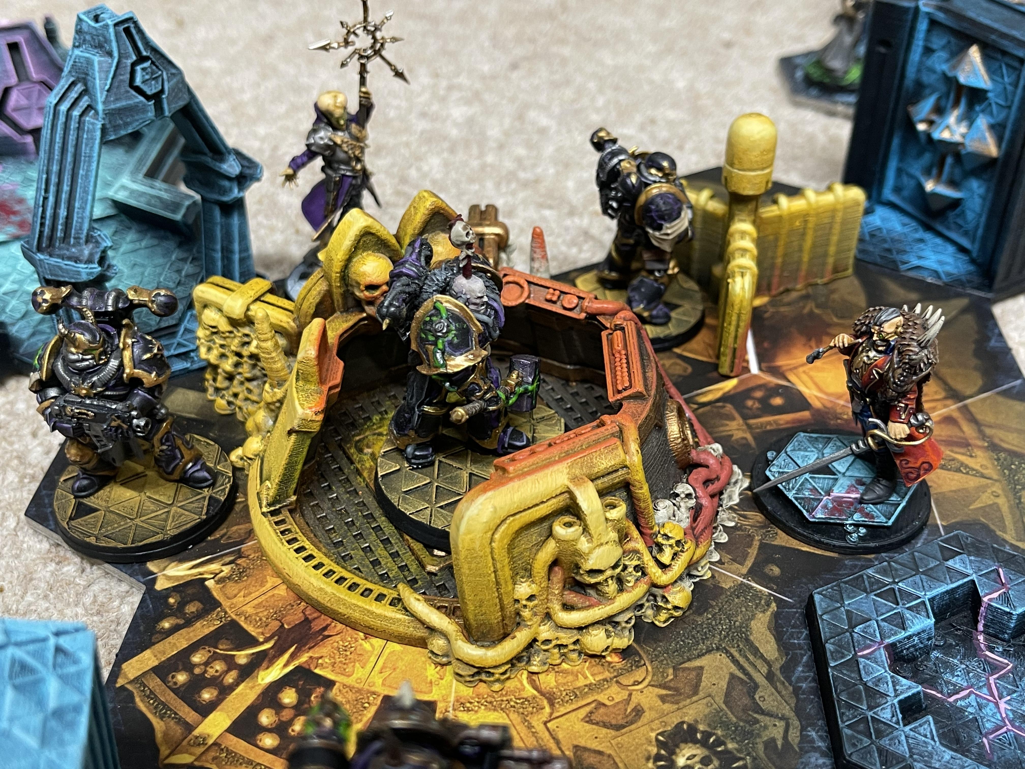 3d Printed, Blackstone Fortress, Dragons Rest, Terrain, Trihex Citadel, Warhammer 40,000, Warhammer Quest