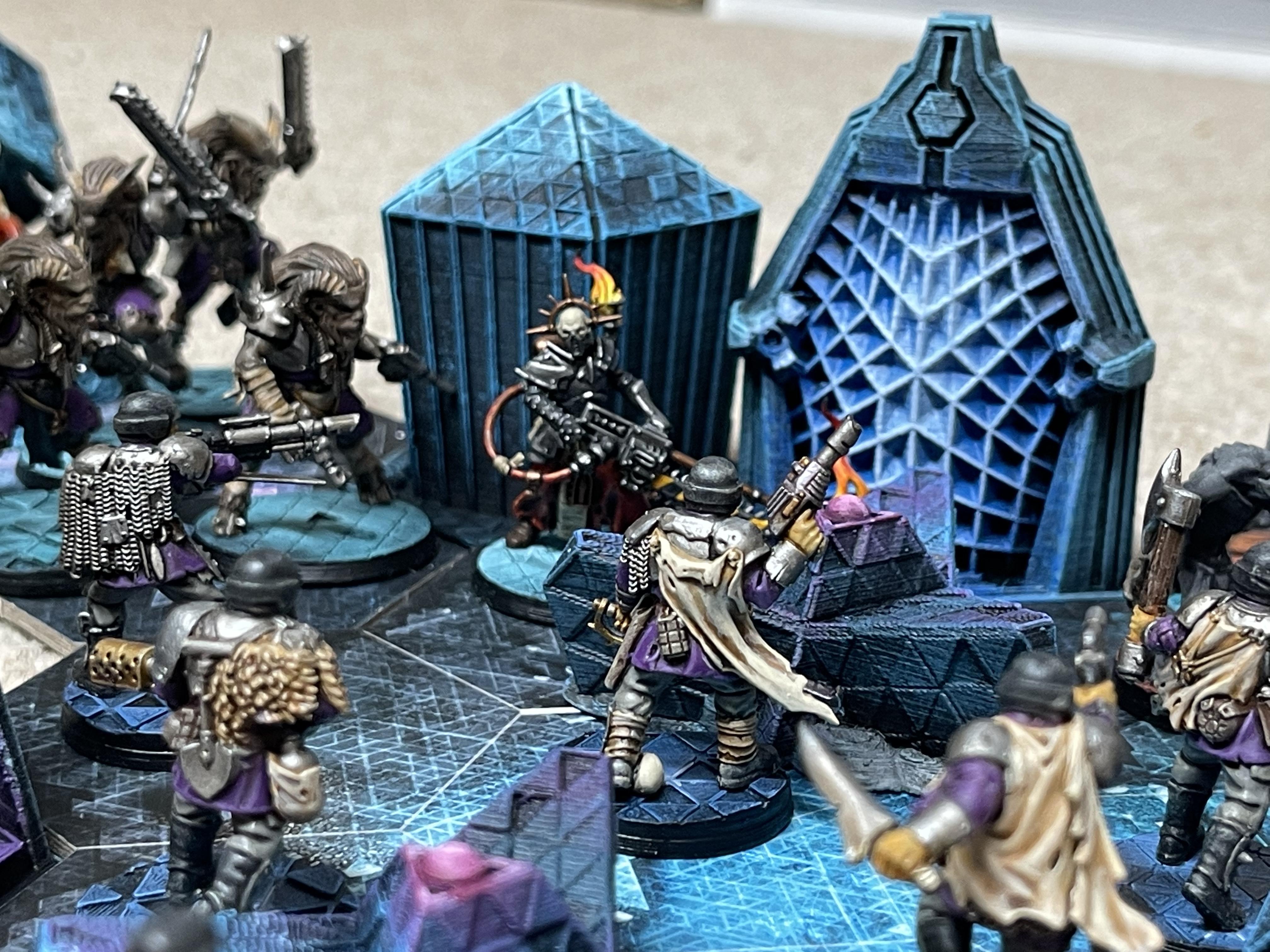 3d Printed, Blackstone Fortress, Dragons Rest, Terrain, Trihex Citadel, Warhammer 40,000, Warhammer Quest