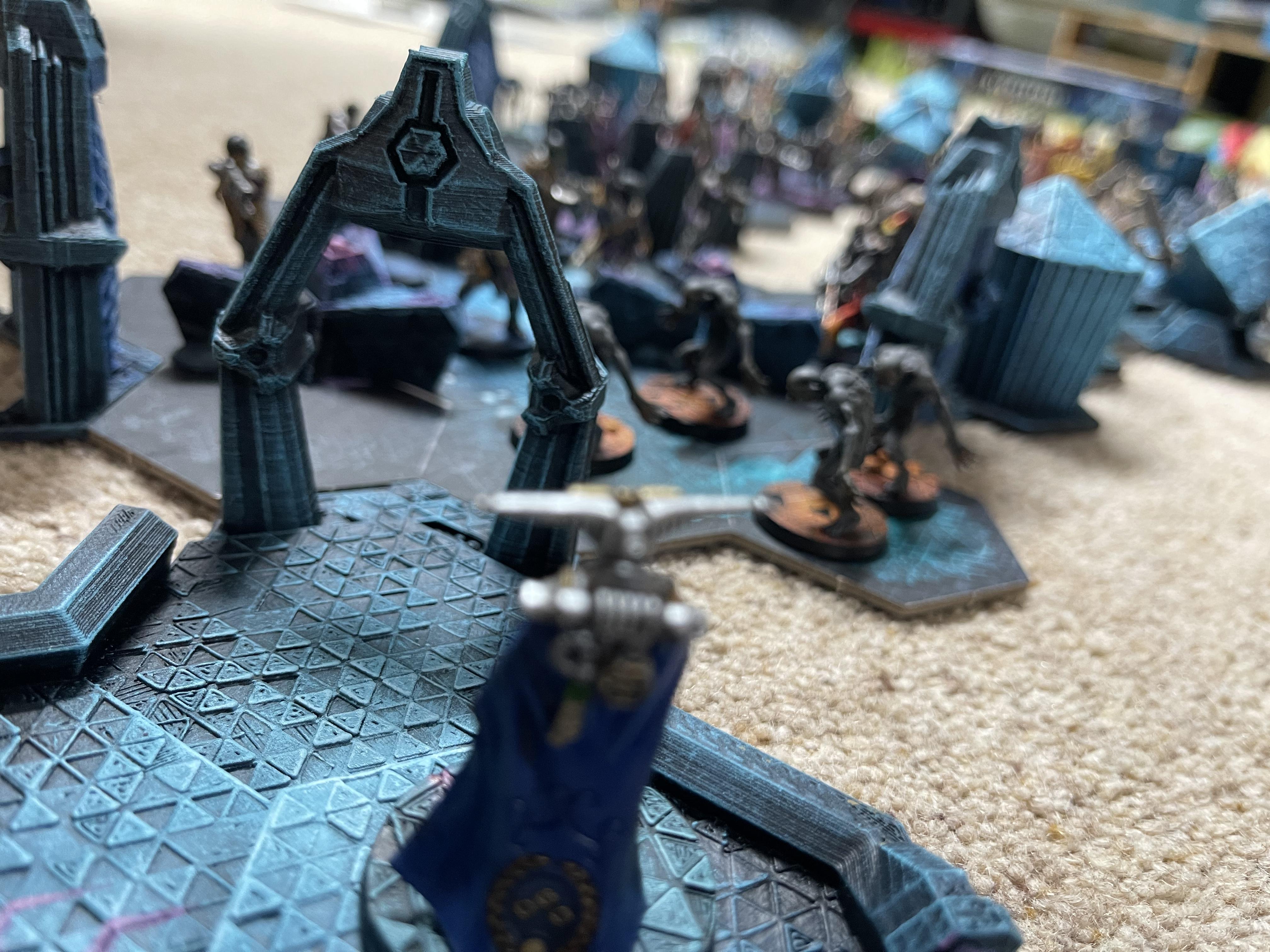3d Printed, Blackstone Fortress, Dragons Rest, Terrain, Trihex Citadel, Warhammer 40,000, Warhammer Quest