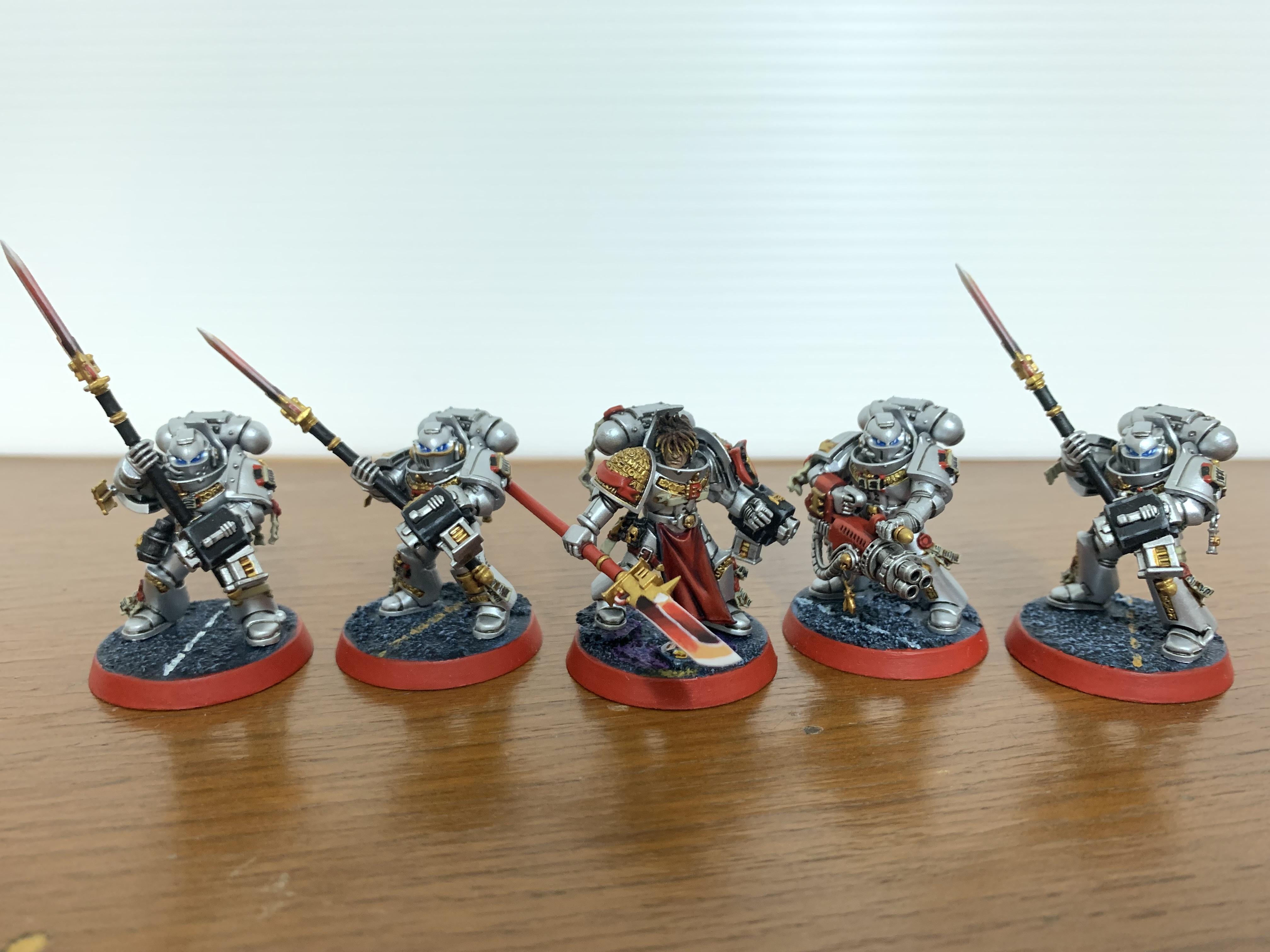 Grey Knights, Halberd, Justicar, Kyousuke Nanbu, Psilencer, Strike Squad