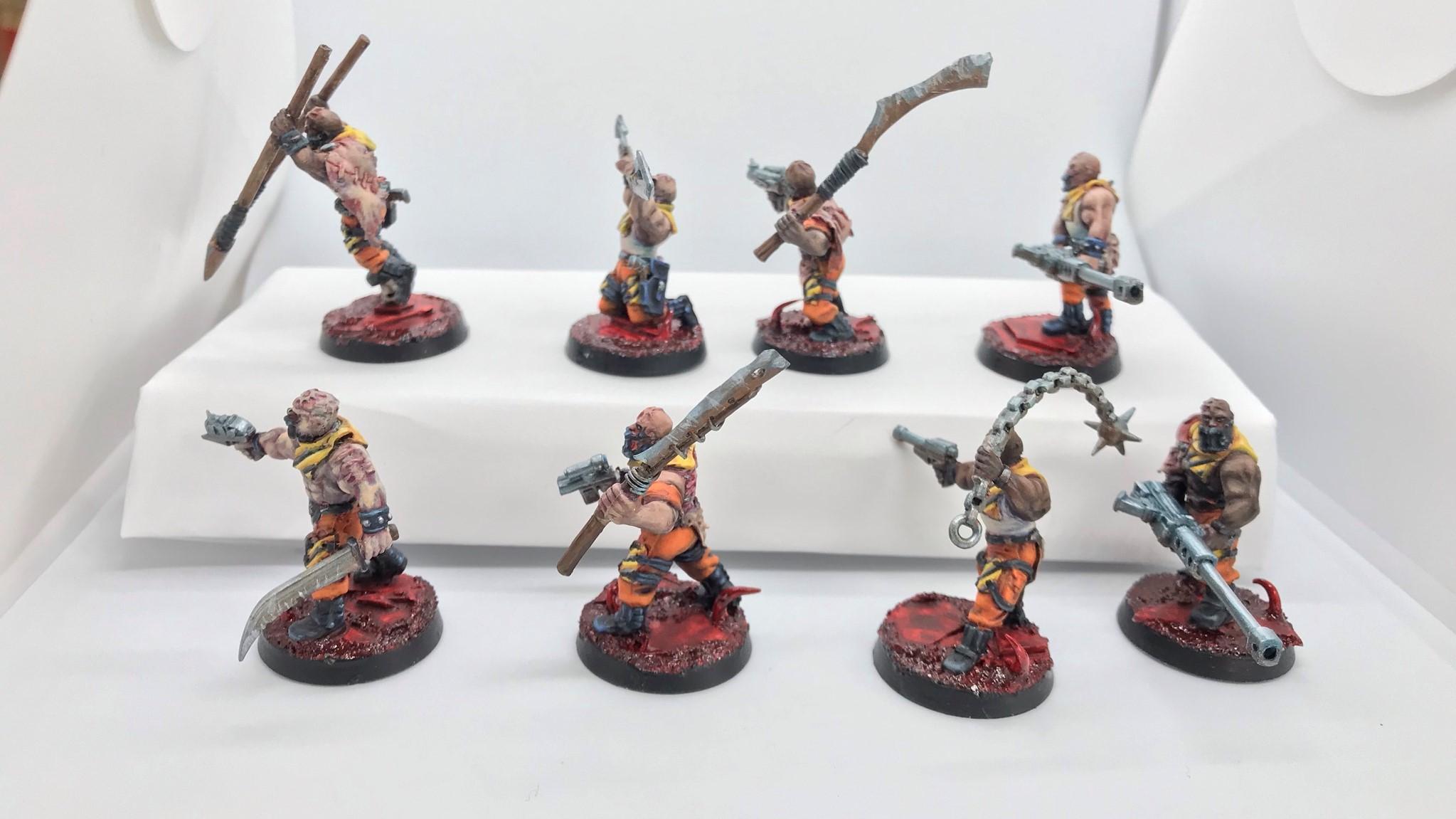 Catachans, Conversion, Cultists, Greenstuff, Iron Warriors, Traitor Astartes