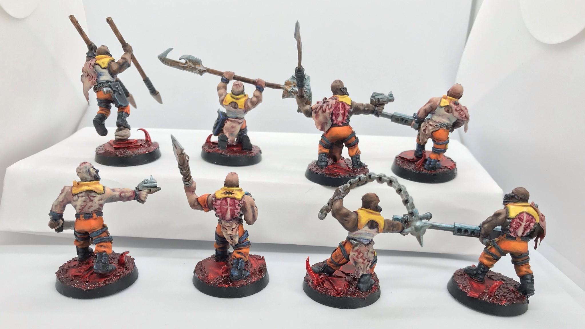 Catachans, Conversion, Cultists, Greenstuff, Iron Warriors, Traitor Astartes