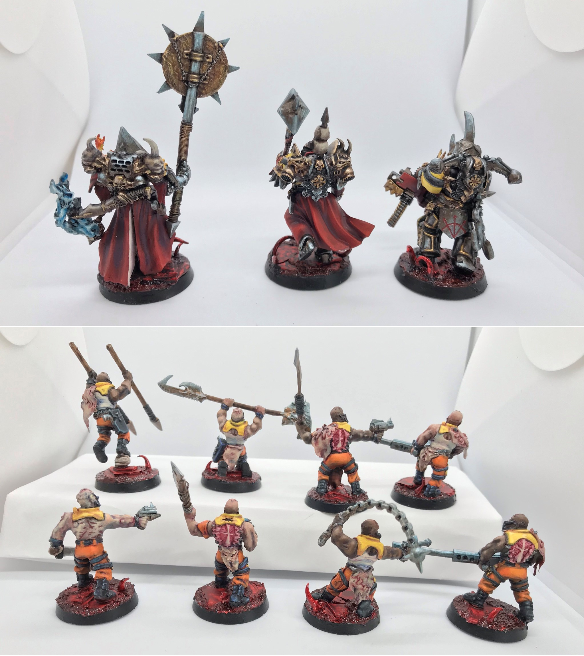 Catachans, Conversion, Cultists, Greenstuff, Iron Warriors, Traitor Astartes