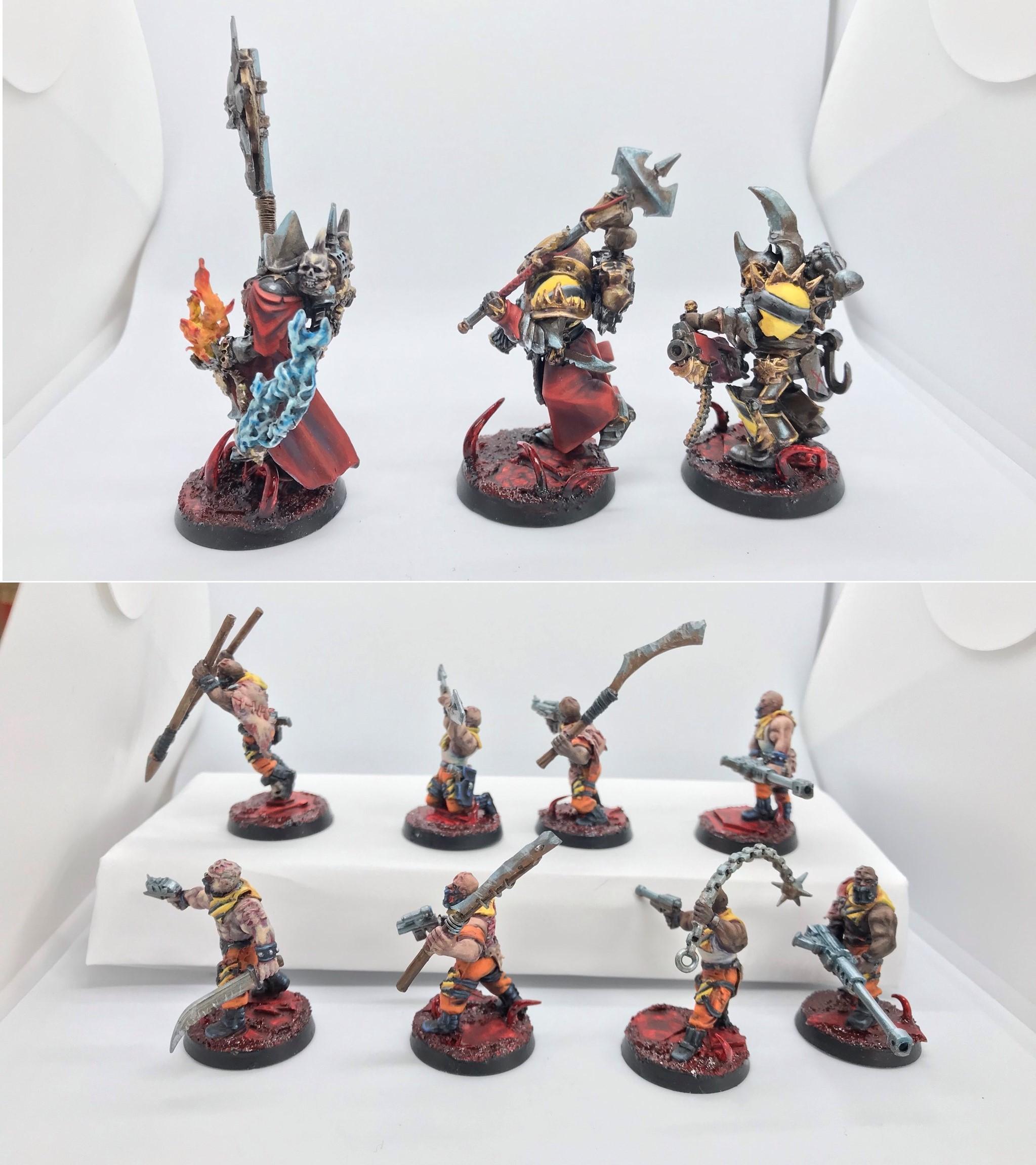 Catachans, Conversion, Cultists, Greenstuff, Iron Warriors, Traitor Astartes