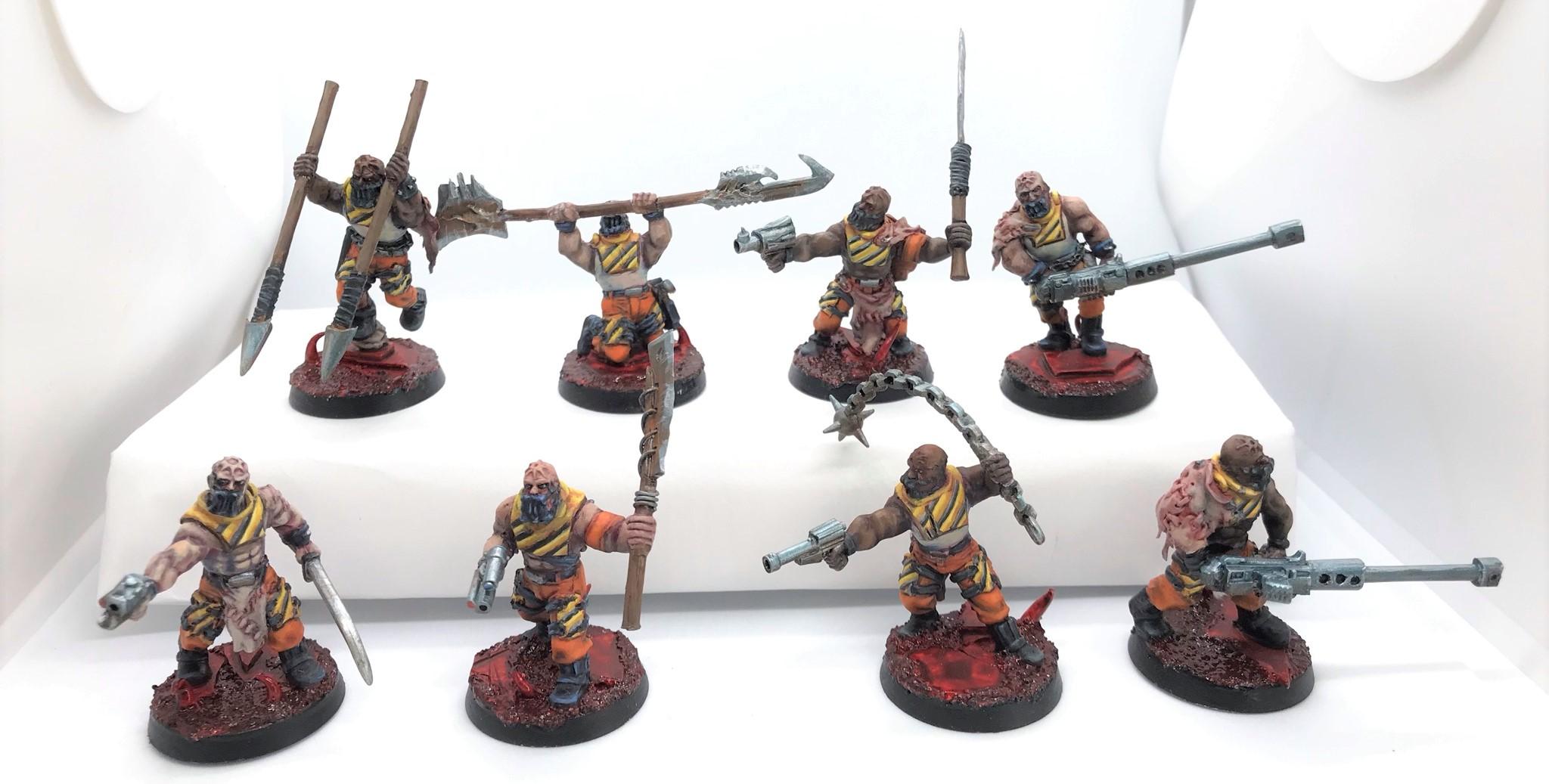 Catachans, Conversion, Cultists, Greenstuff, Iron Warriors, Traitor Astartes