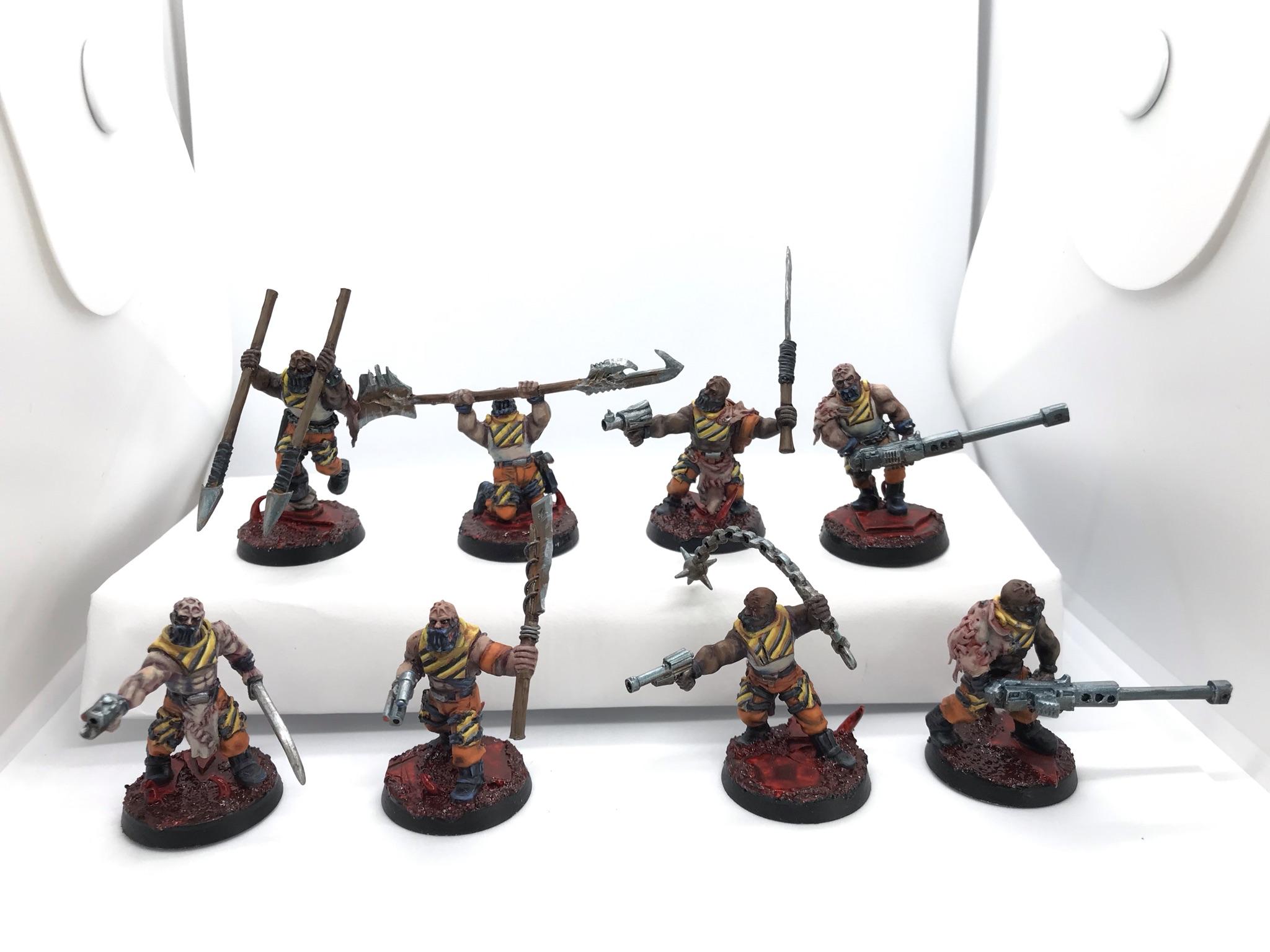 Catachans, Conversion, Cultists, Greenstuff, Iron Warriors, Traitor Astartes