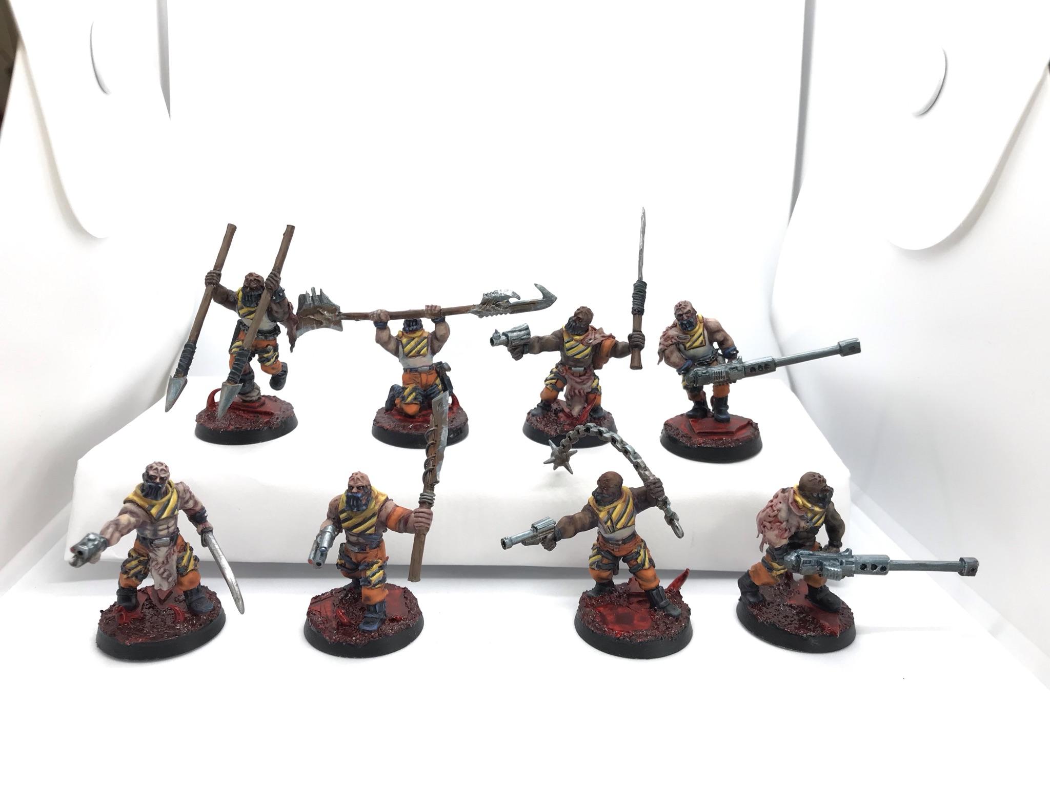 Catachans, Conversion, Cultists, Greenstuff, Iron Warriors, Traitor Astartes
