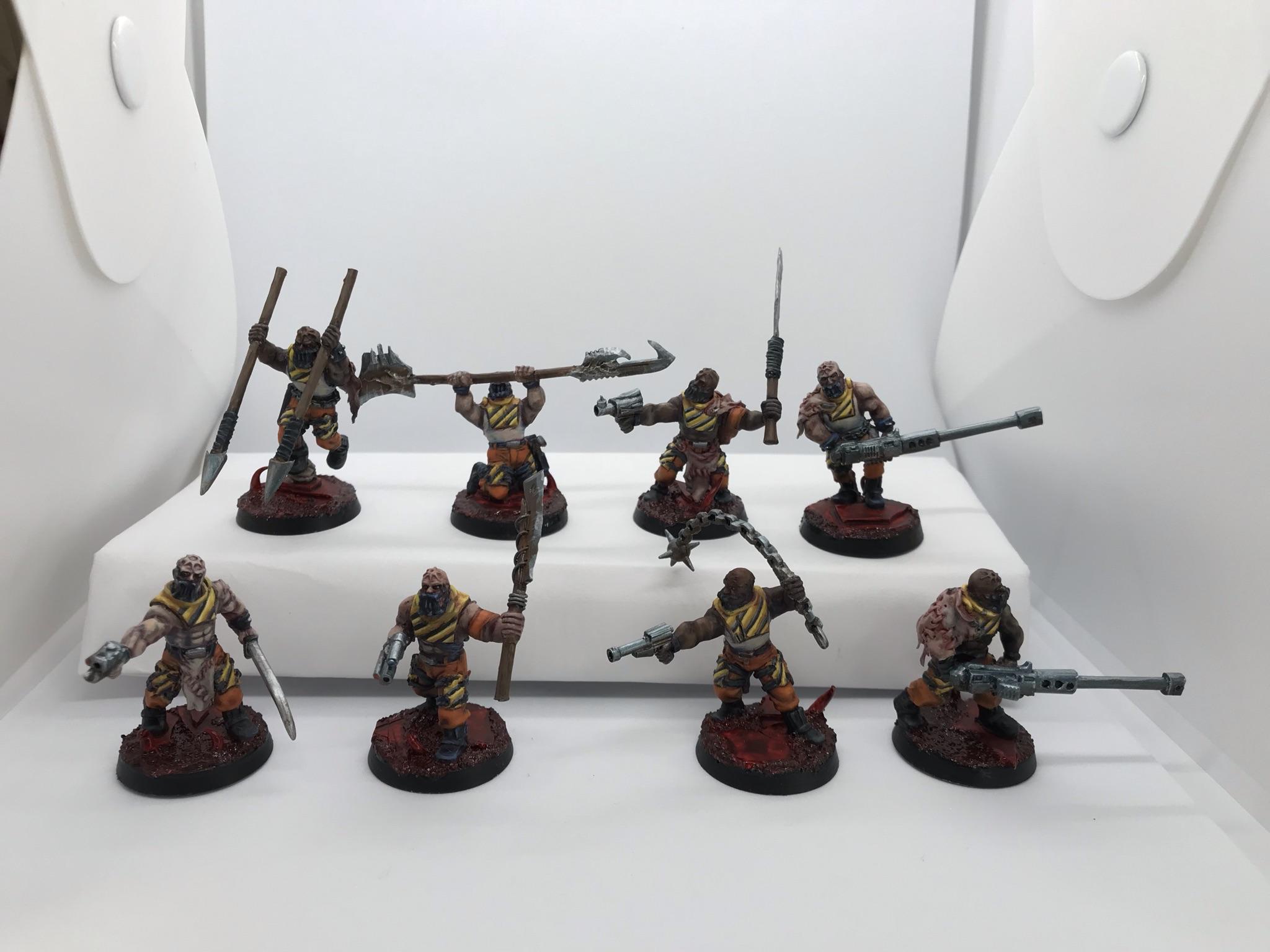 Catachans, Conversion, Cultists, Greenstuff, Iron Warriors, Traitor Astartes
