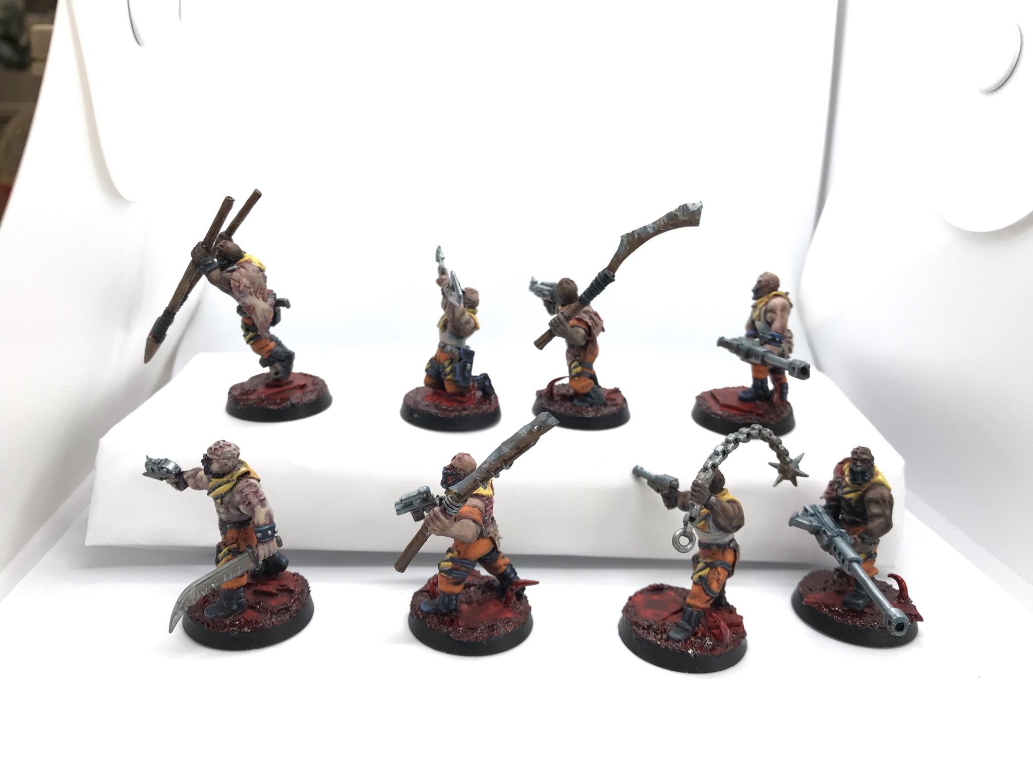 Catachans, Conversion, Cultists, Greenstuff, Iron Warriors, Traitor Astartes