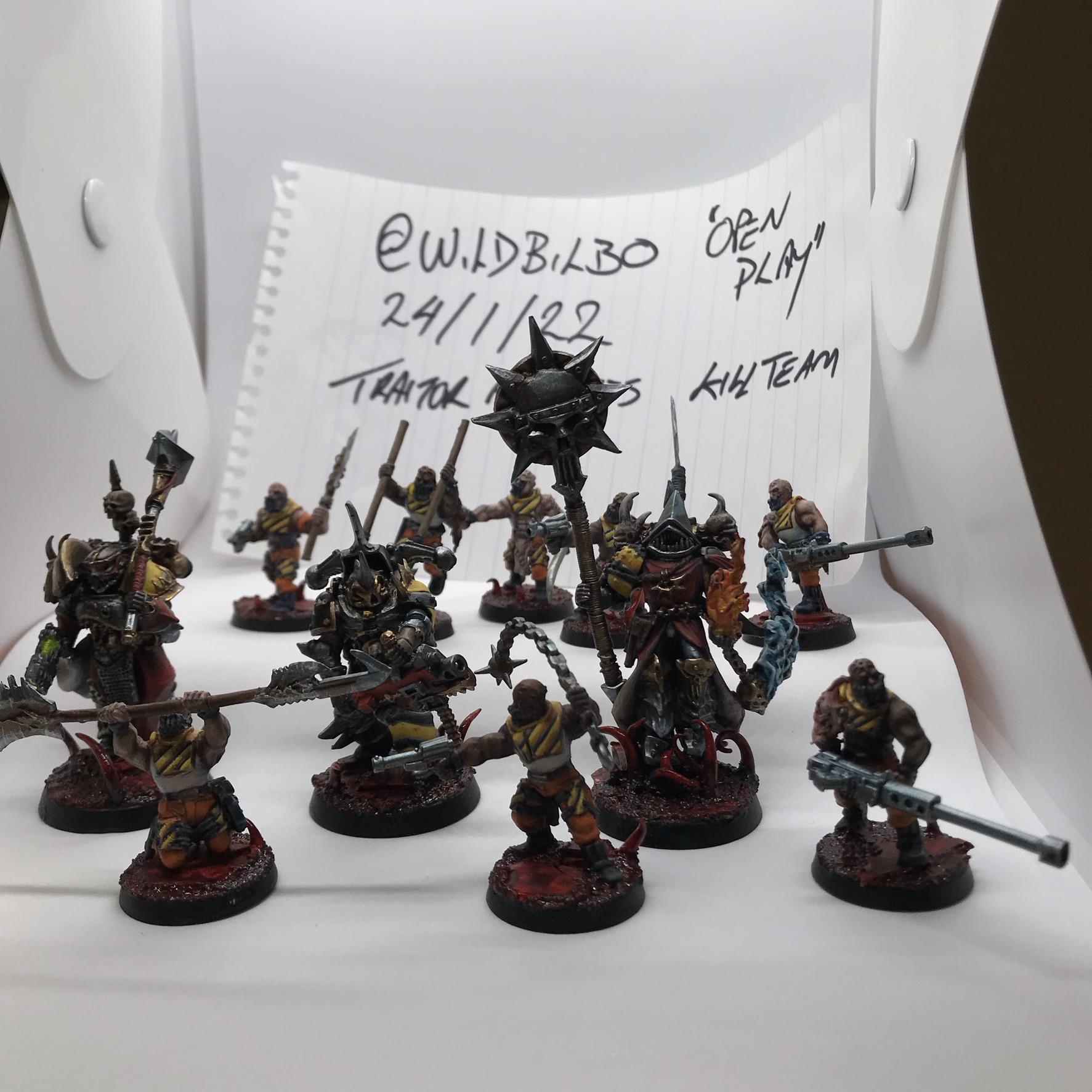 Catachans, Conversion, Cultists, Greenstuff, Iron Warriors, Traitor Astartes