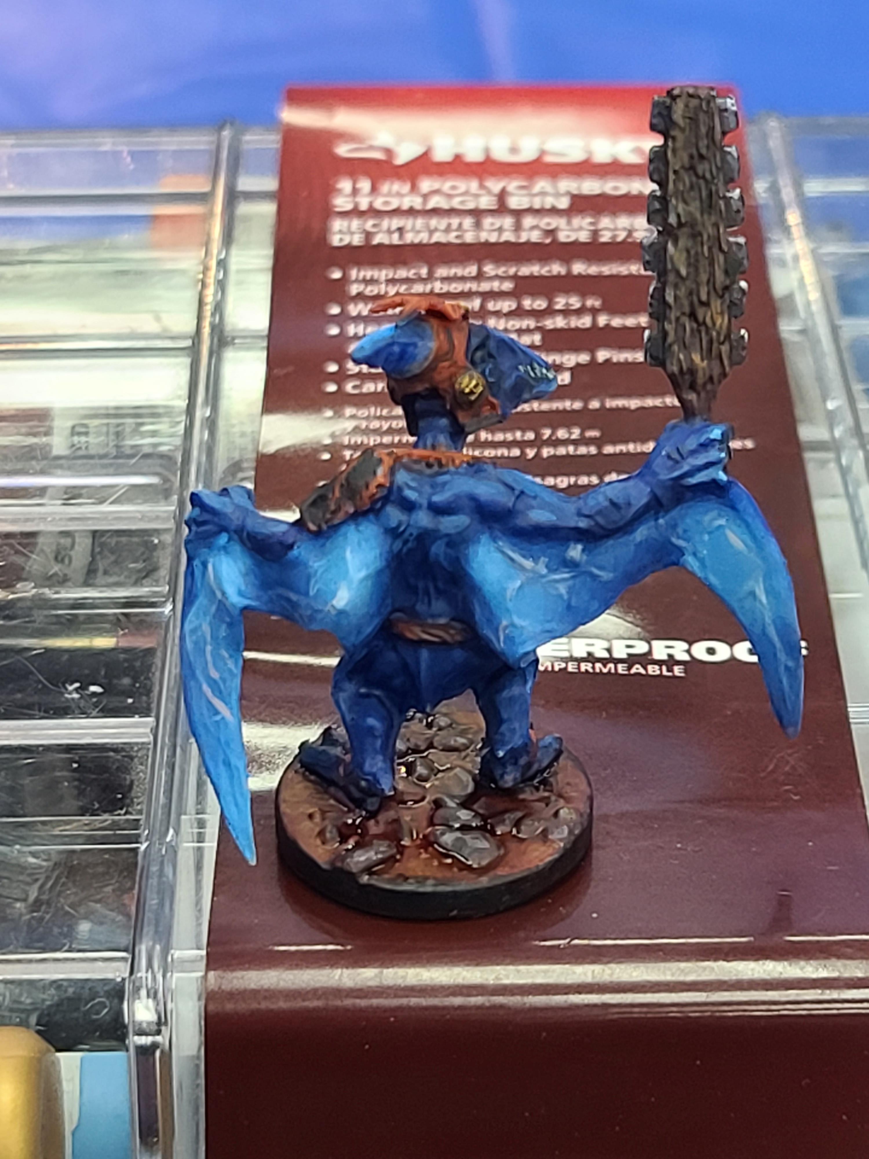 Bones, Bones Black, Dinosaur -ish, Mesoamerican Style Clothing, Pterodactyl, Reaper Miniatures