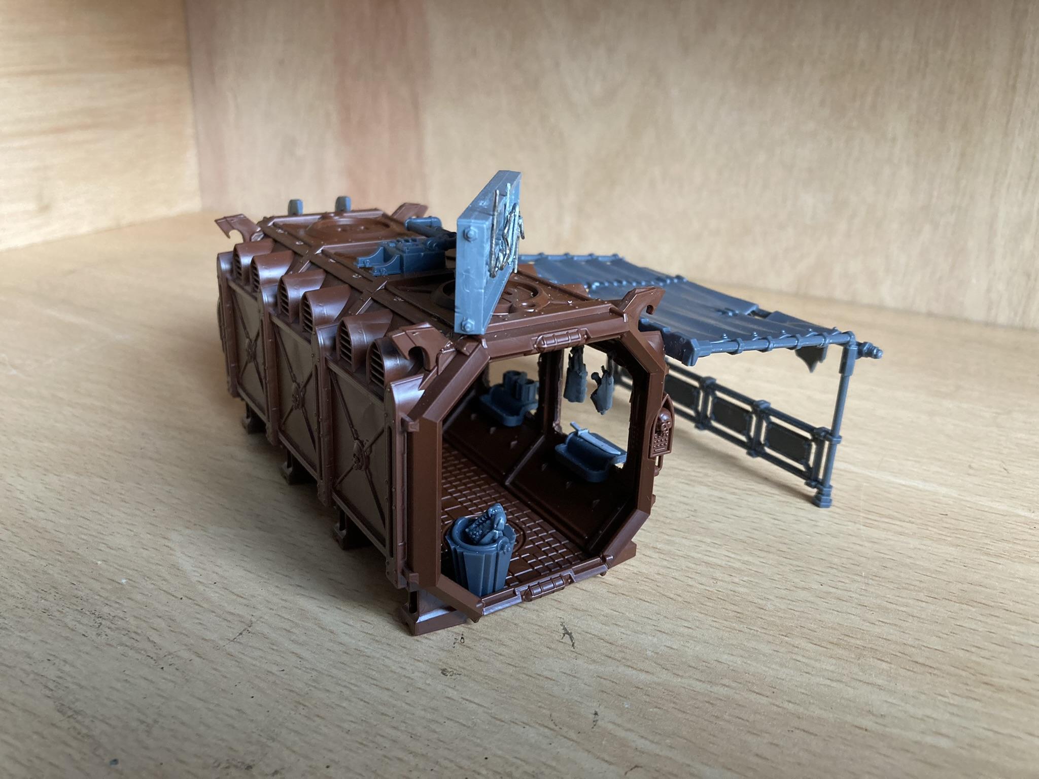 Bar, Cantina, Conversion, Market, Munitorum Containers, Necromunda, Terrain