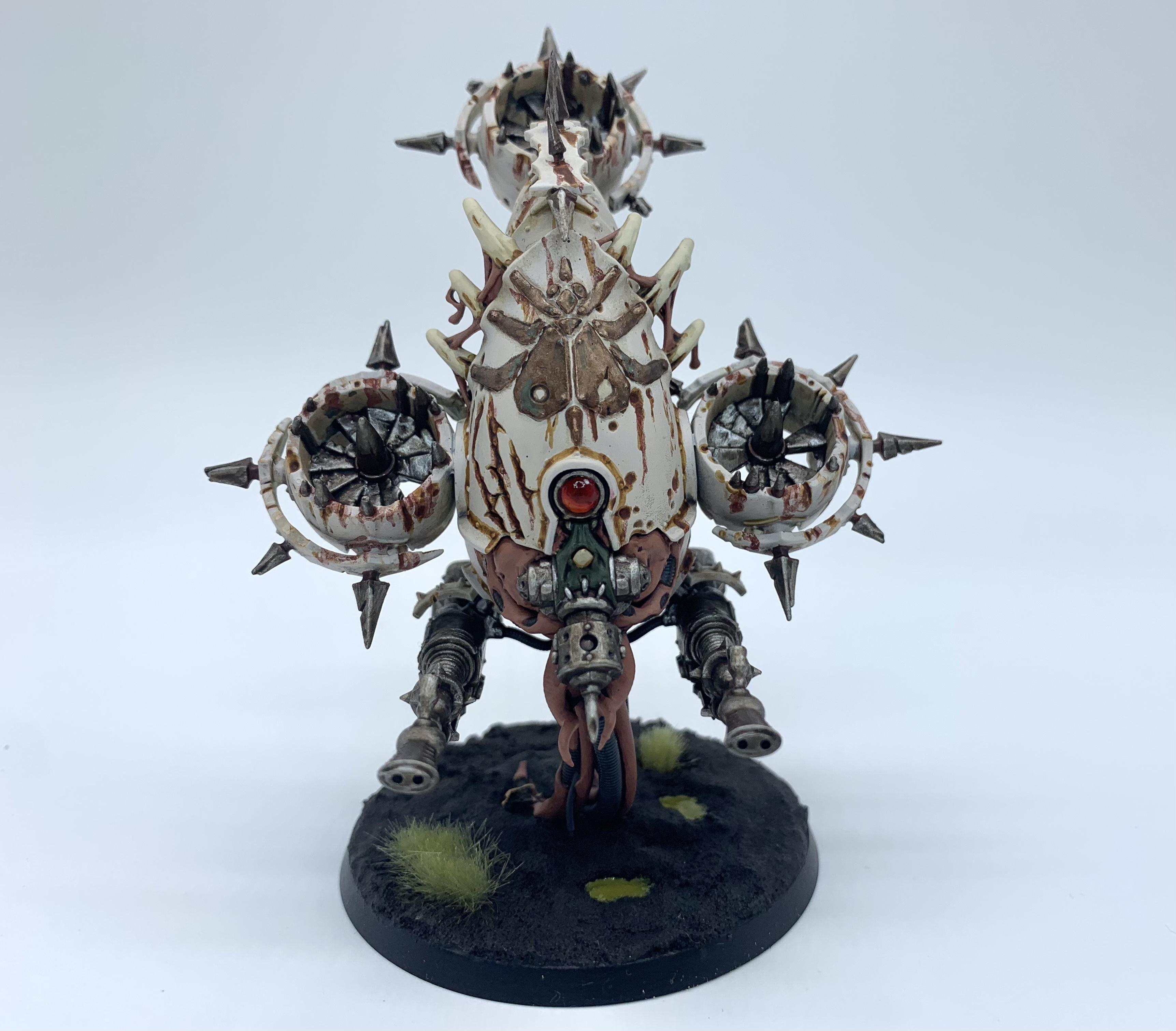 Battlefield Base, Chaos Space Marines, Death Guard, Mud, Noxious Blight Drone, Warhammer 40,000