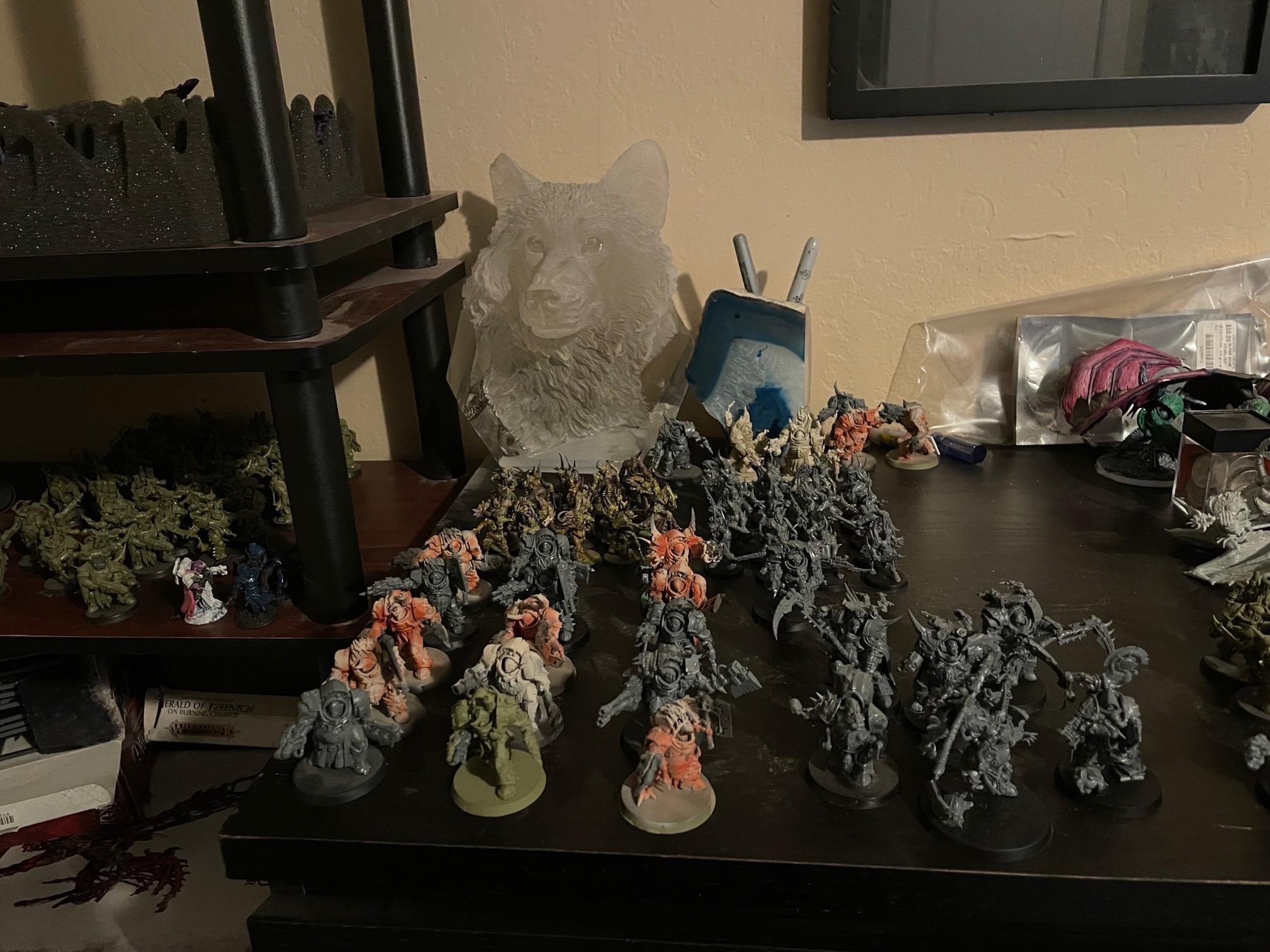 Most of the army some built some bought