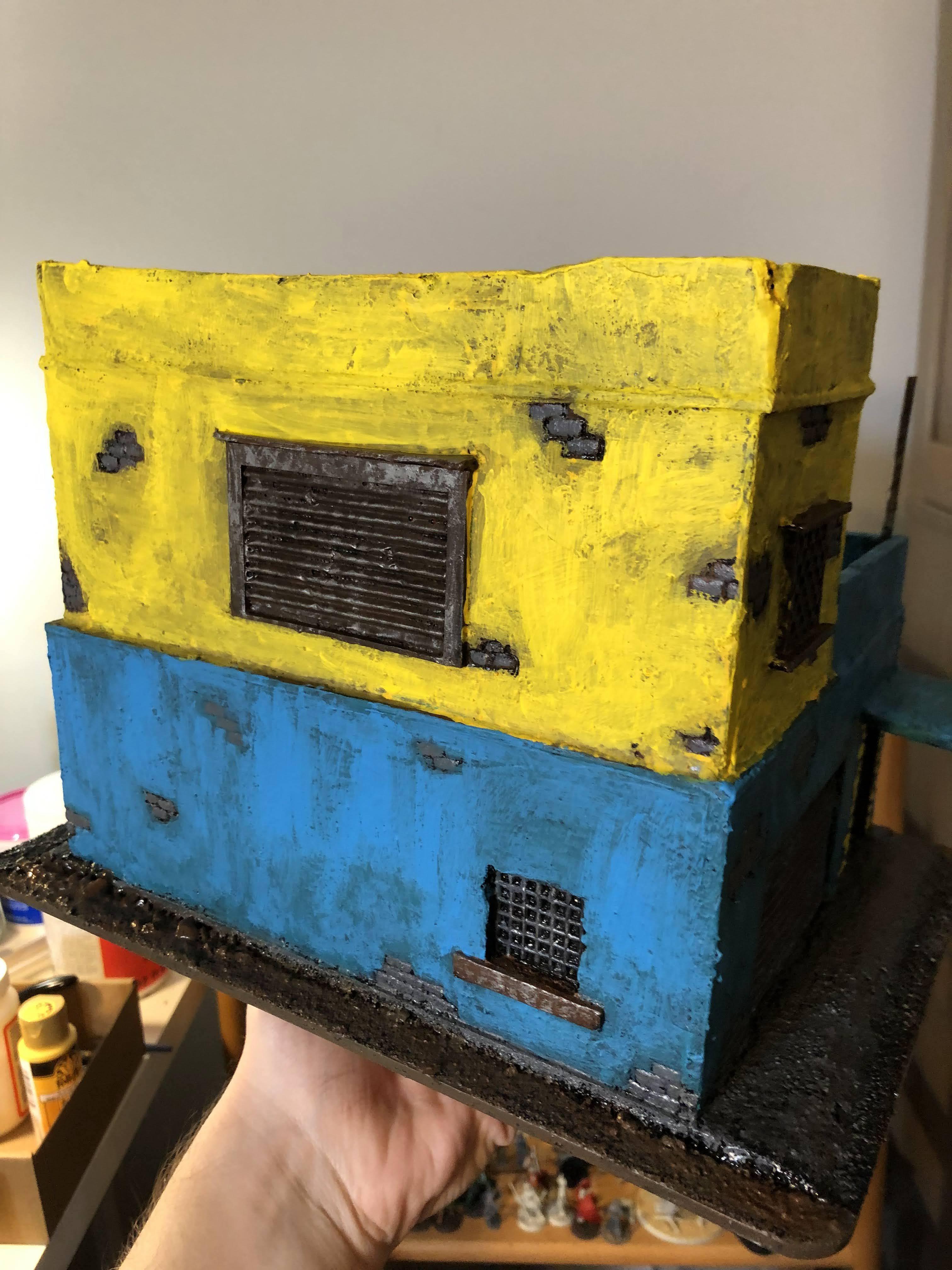 Commission, Construction, Do-it-yourself, Foambuiilding, Foamcore, Mechanic Shop, Necromunda, Scratch Build, Terrain