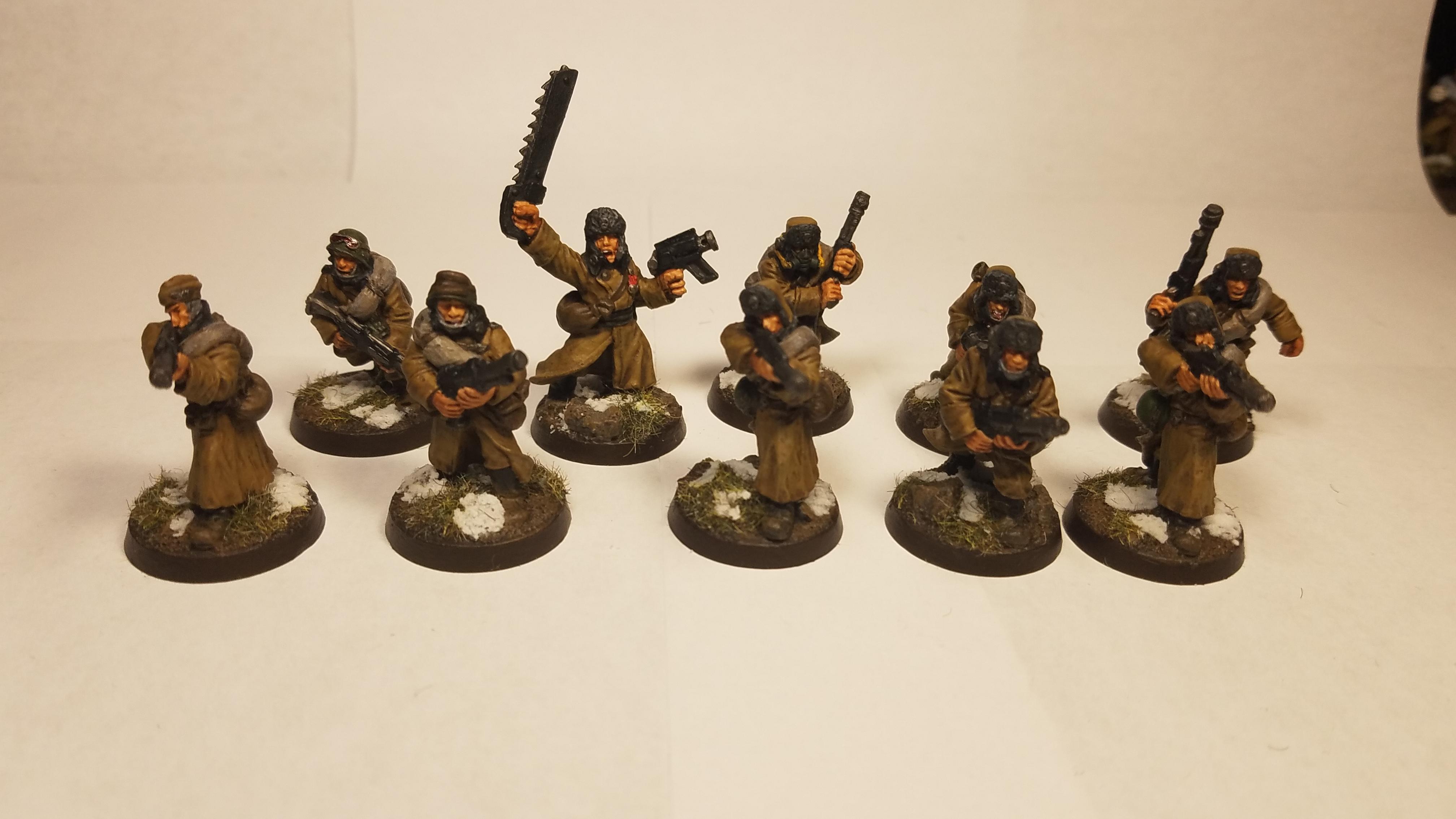 2nd Edition, Astra Militarum, Ice Warriors Of Valhalla, Imperial Guard, Infantry Squad, Valhallans, Warhammer 40,000
