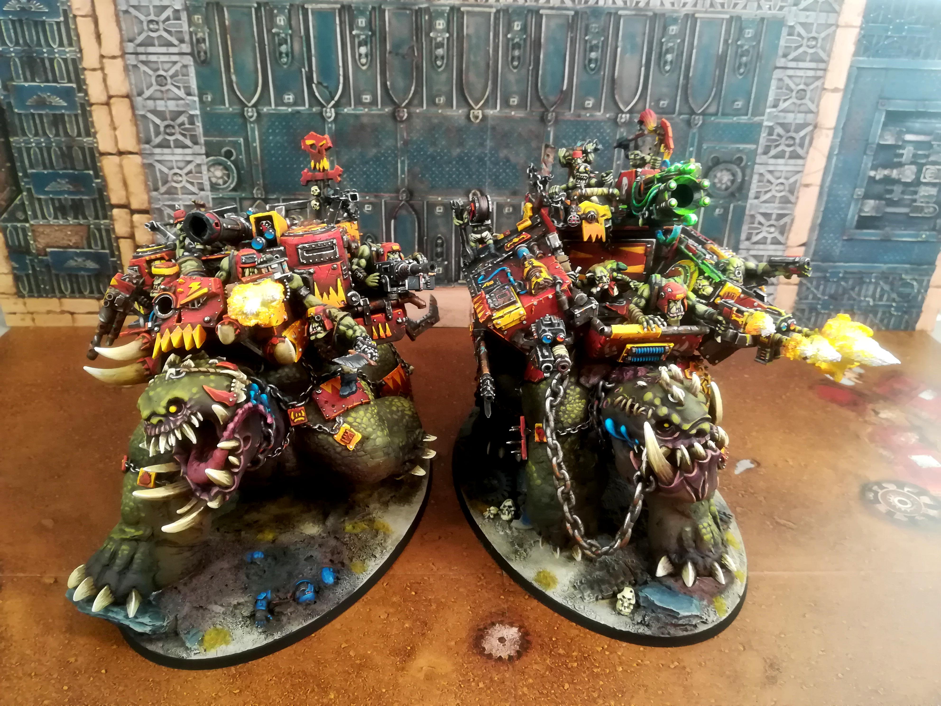 Orks, Squiggoth, Ork Squiggoths!