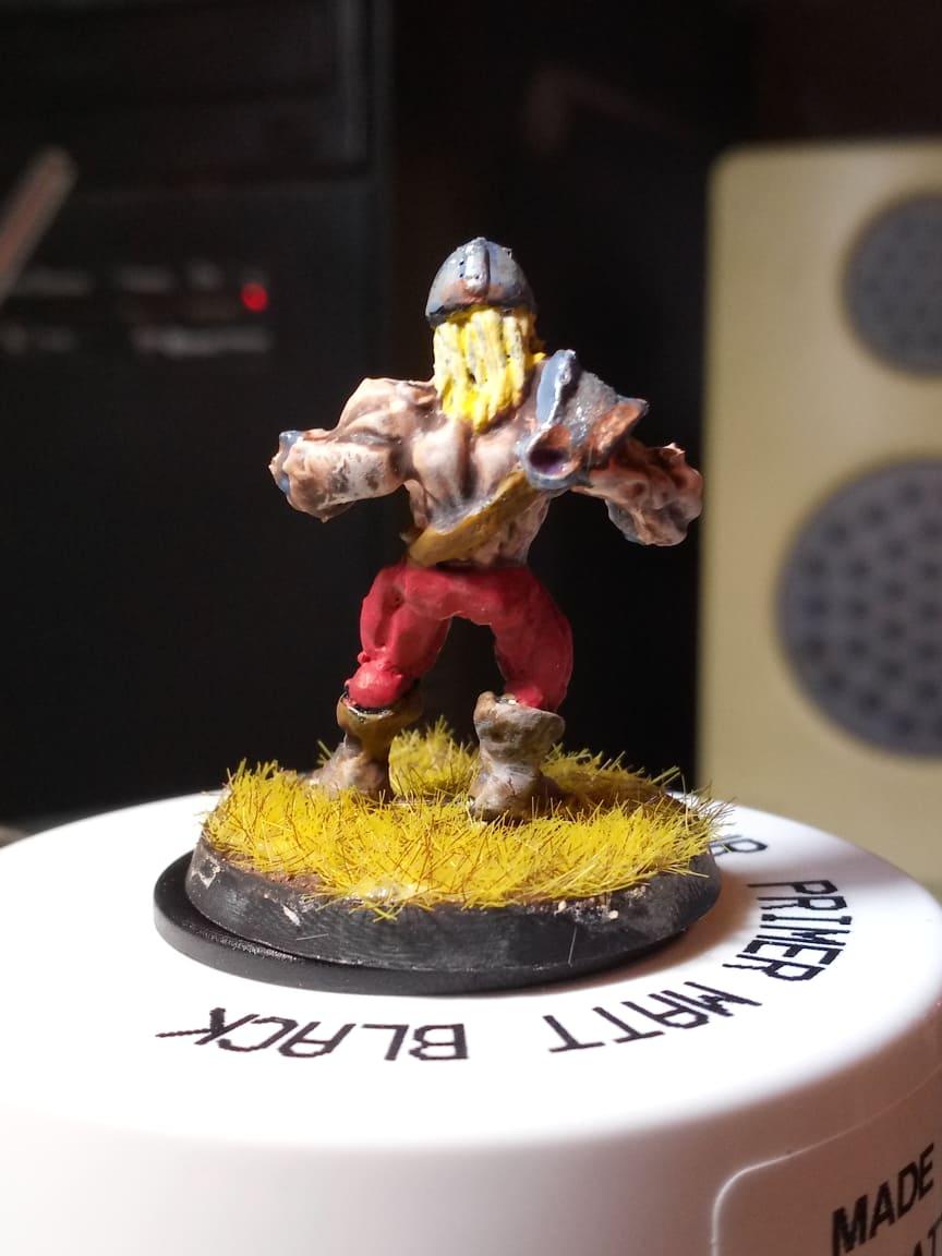 Bb Blood Bowl Norse, Custom Norse BB Player back