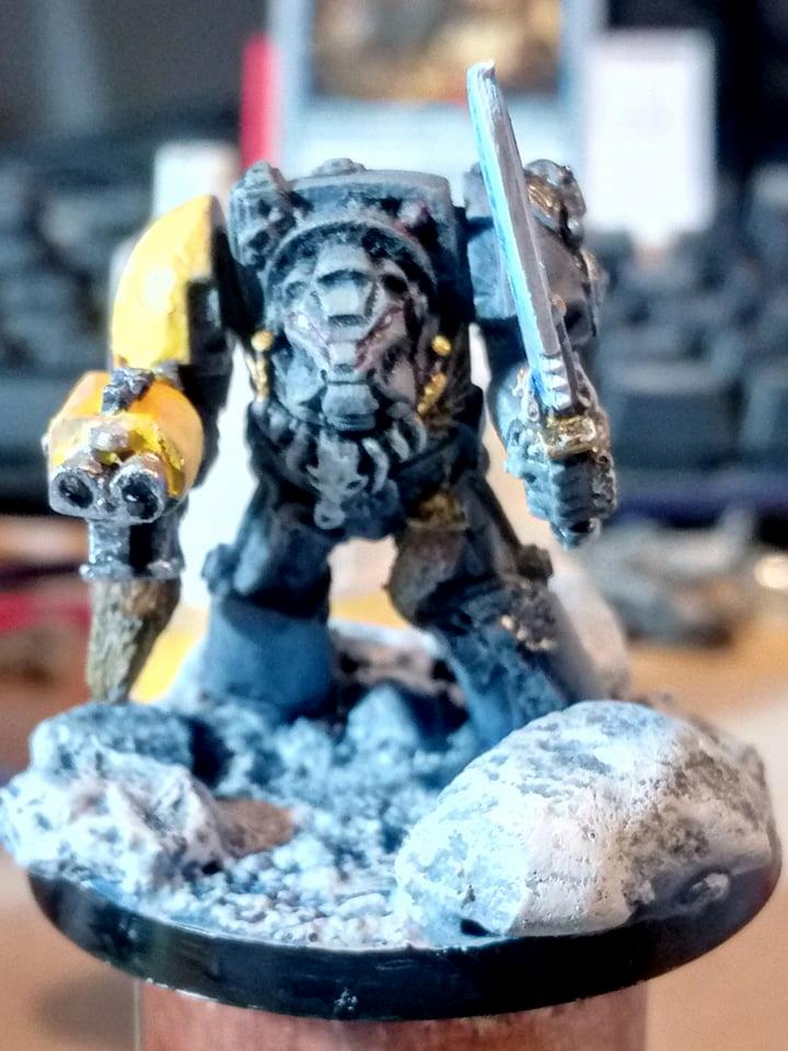 Wolf Guard in terminator armor