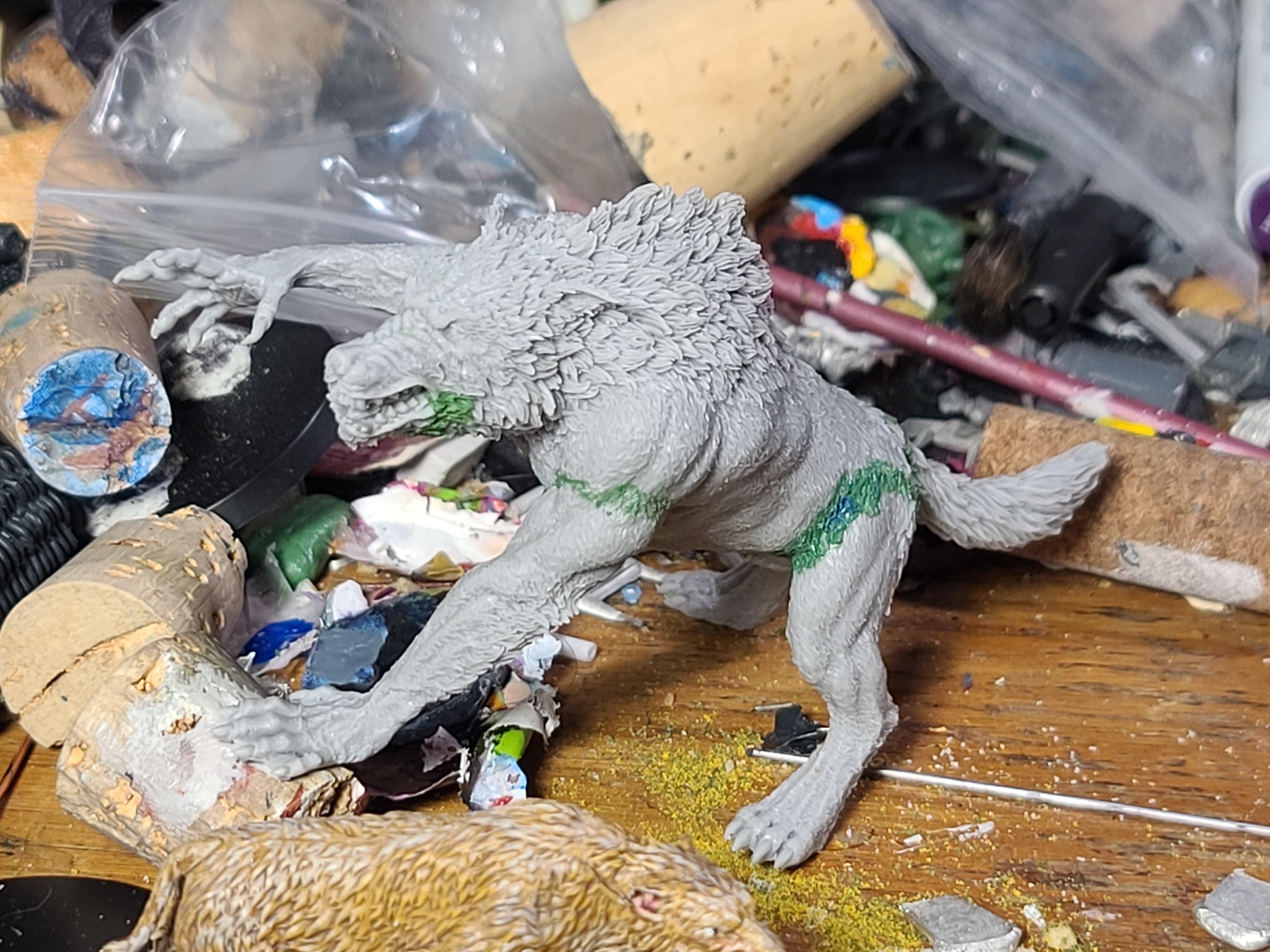 Cnebba, Magenwulf, Mierce Miniatures, Monster, Werewolf