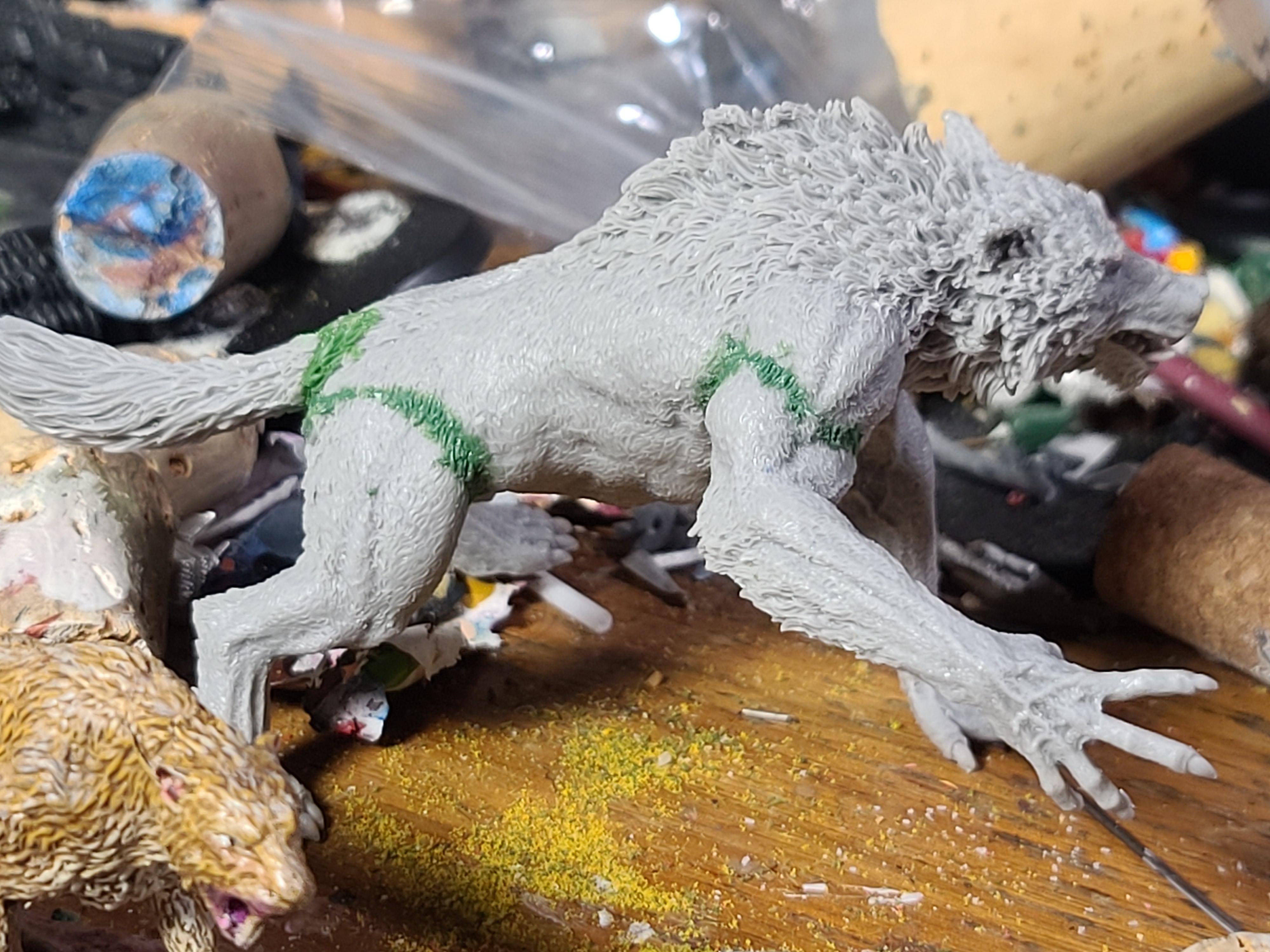 Cnebba, Magenwulf, Mierce Miniatures, Monster, Werewolf