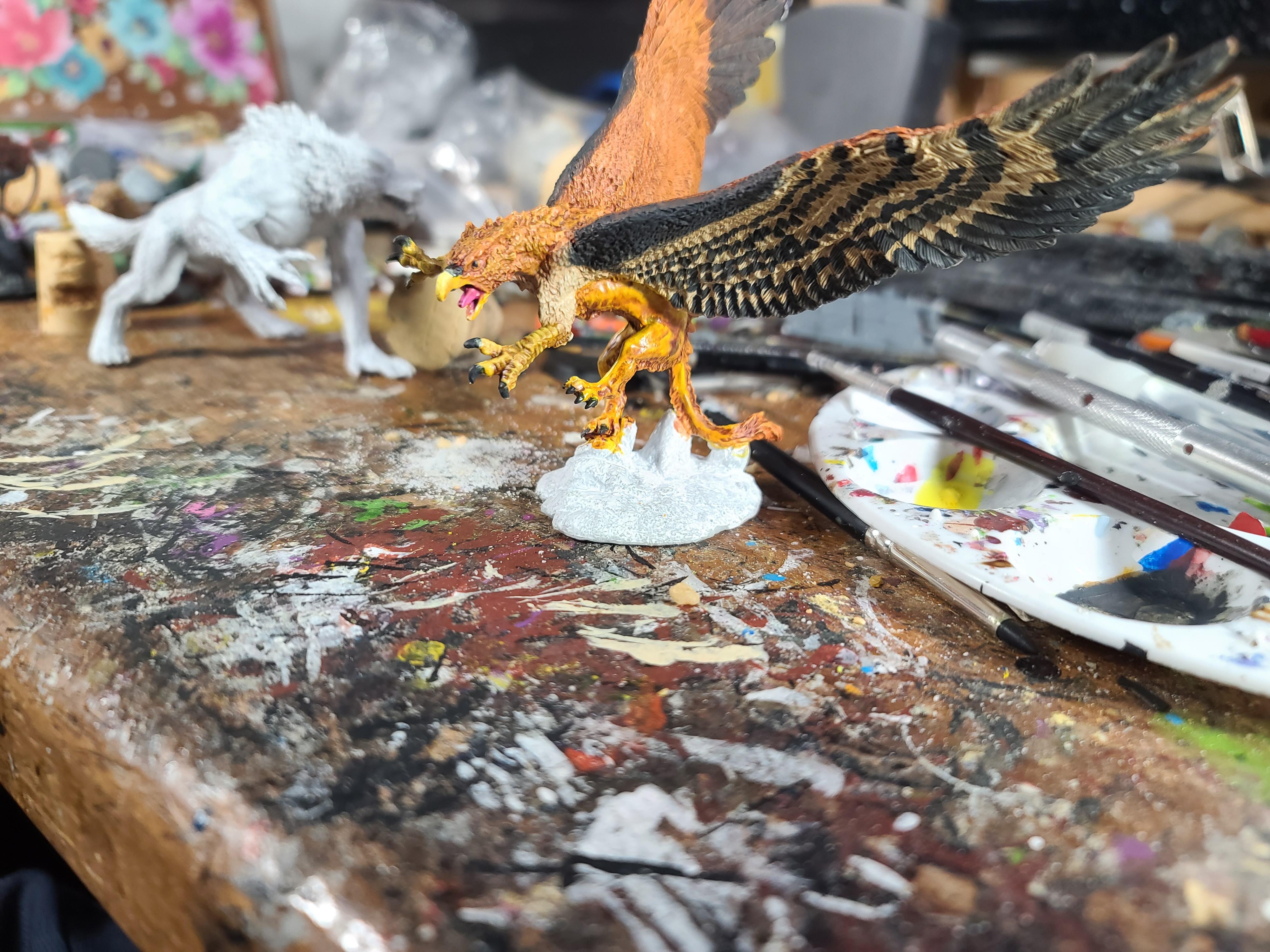 Bones, Bones Black, Cnebba, Griffin, Magenwulf, Mierce Miniatures, Monster, Reaper Miniatures, Resin, Werewolf