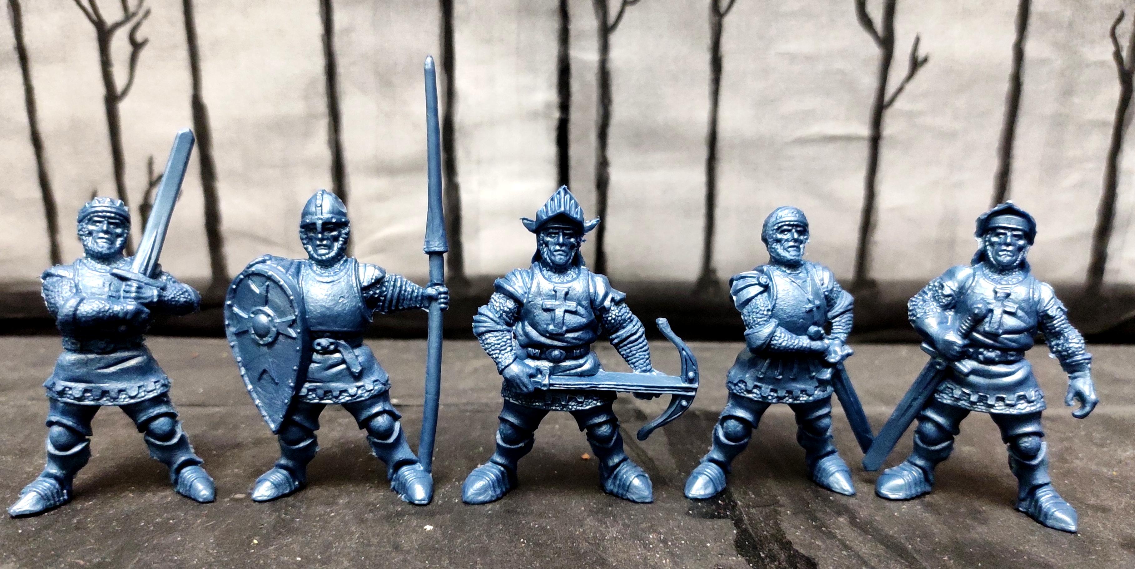 Archers, Crusader, Fantasy Battles, From Russia, Infantry, Knights, Regiment, Shield, Spear, Sword, Technolog, Tehnolog, Warriors, Work In Progress