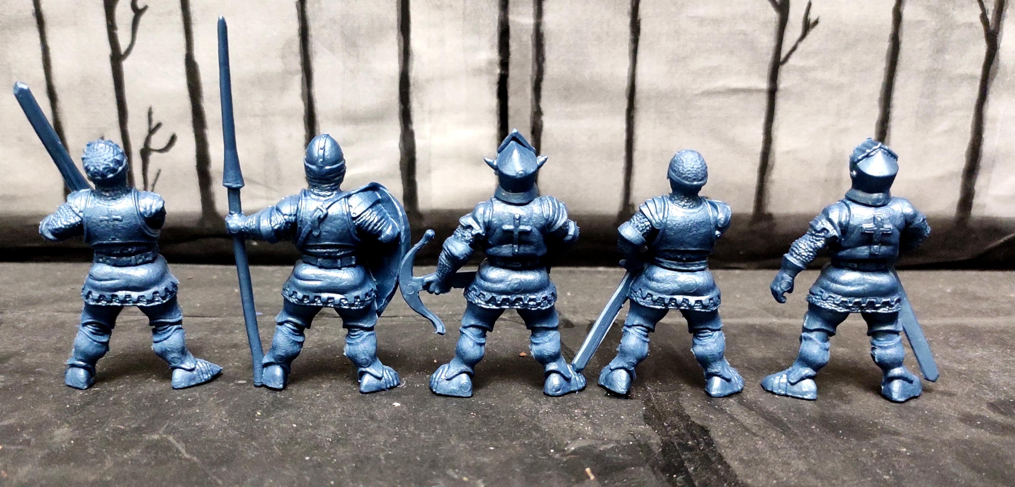 Archers, Crusader, Fantasy Battles, From Russia, Infantry, Knights, Regiment, Shield, Spear, Sword, Technolog, Tehnolog, Warriors, Work In Progress