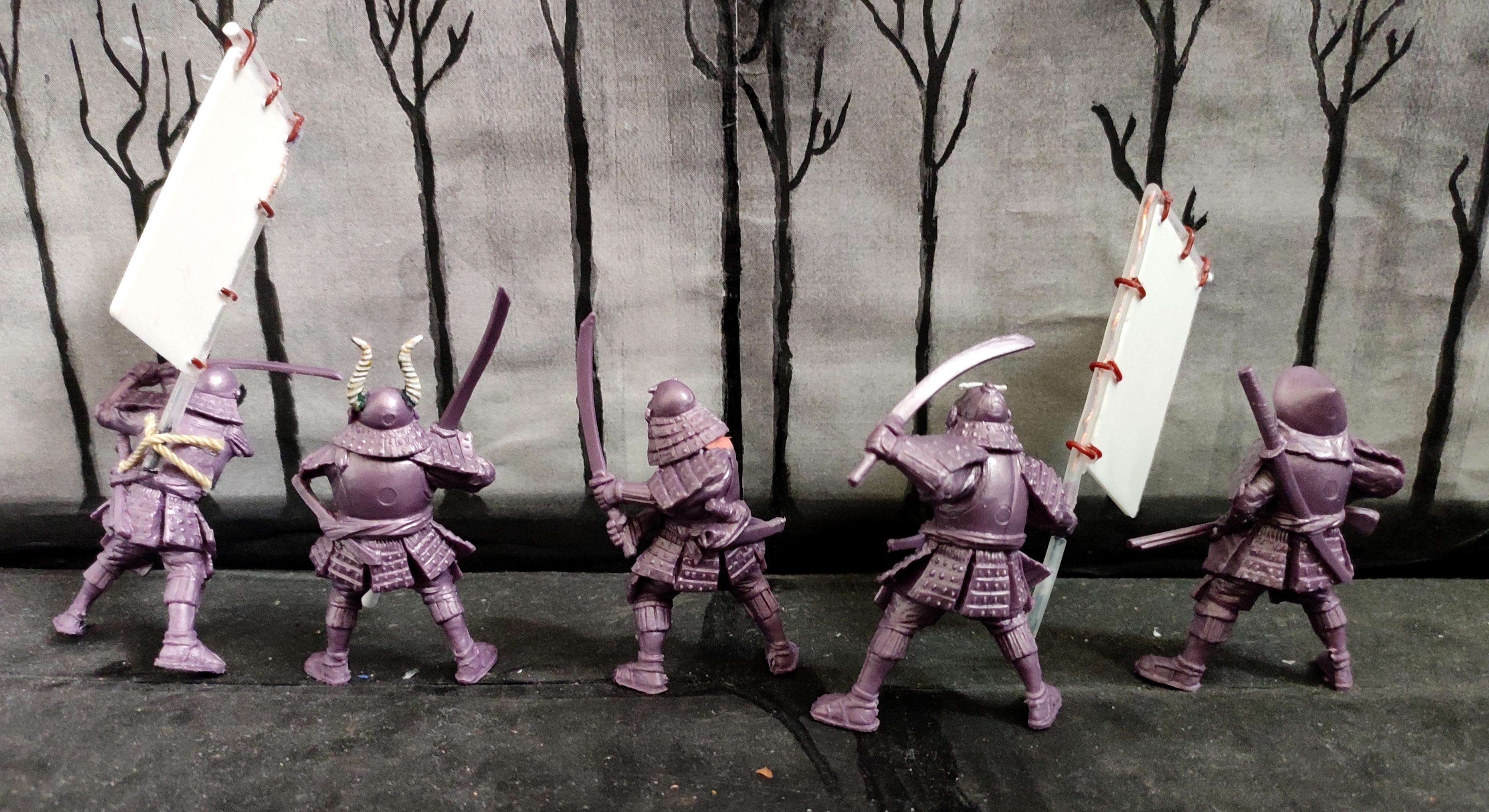 Banner, Conversion, Fantasy Battles, From Russia, Infantry, Katana, Regiment, Rifle, Samurai, Scratch Build, Sword, Technolog, Tehnolog, Warriors, Work In Progress