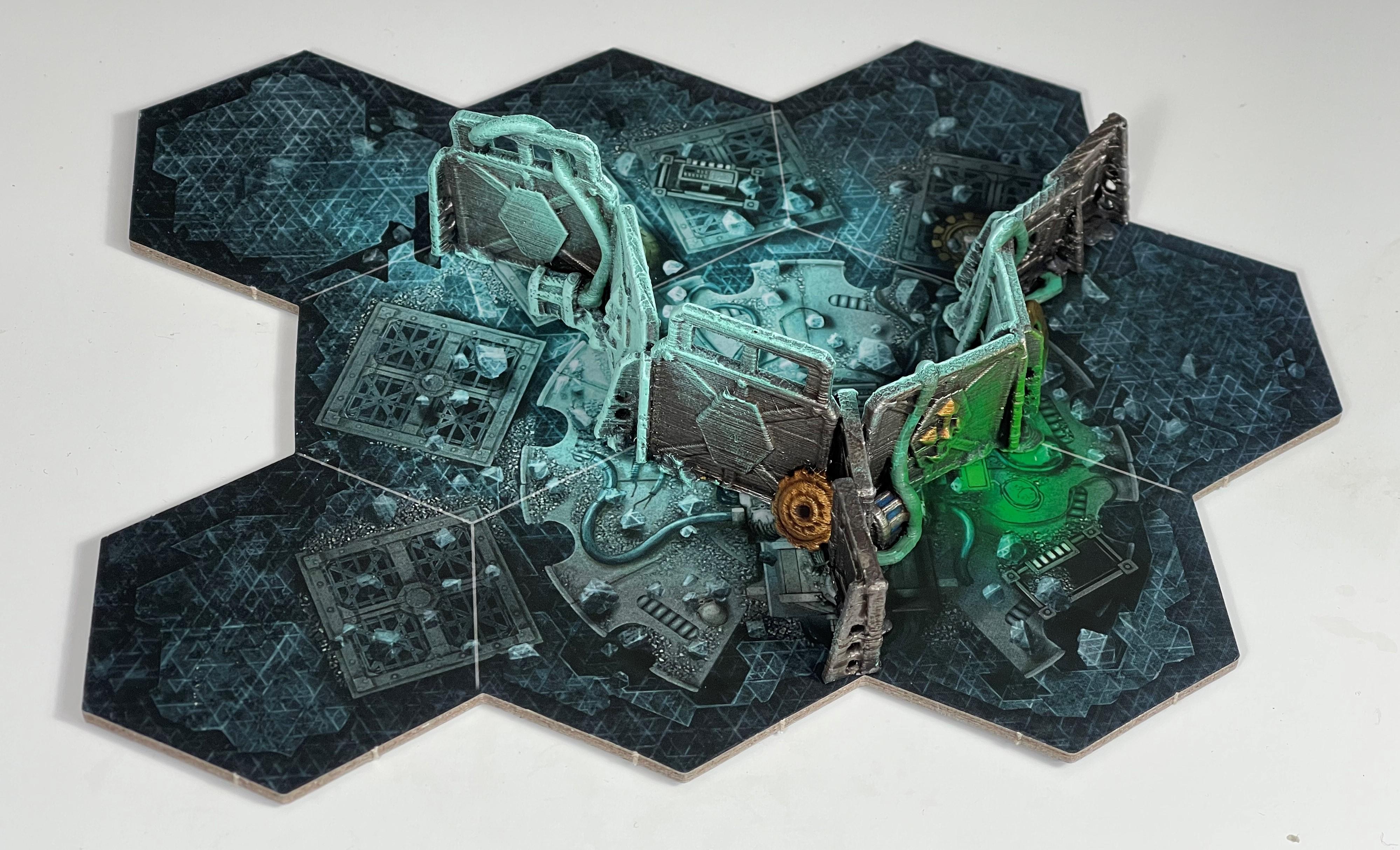 3d Printed, Blackstone Fortress, Dragons Rest, Terrain, Trihex Citadel, Warhammer 40,000, Warhammer Quest