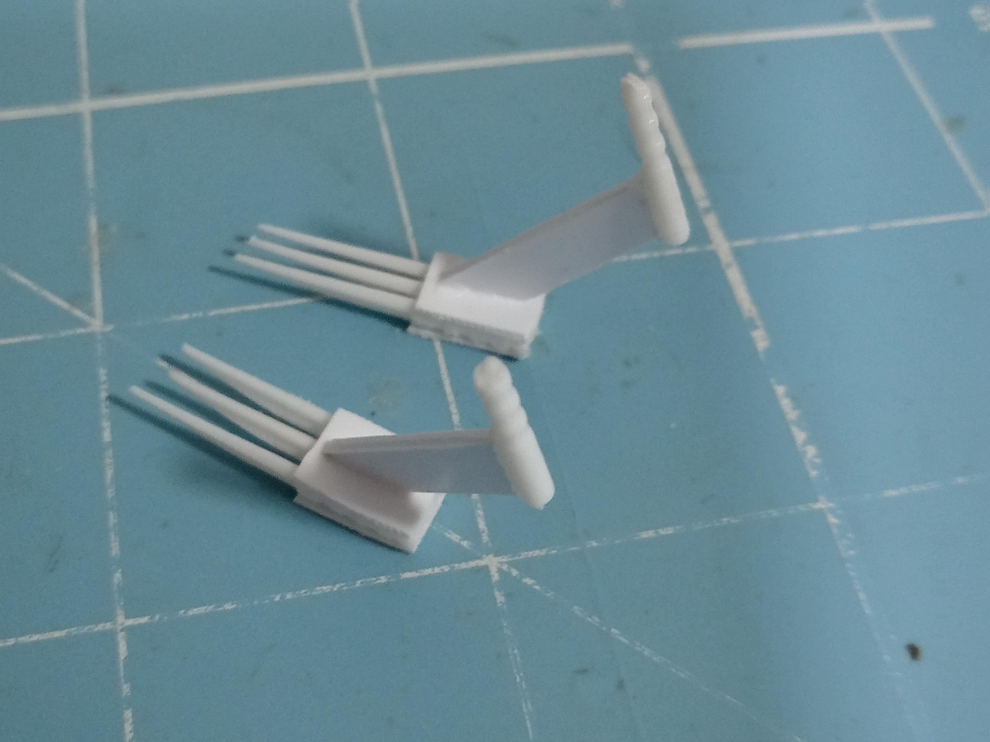 Mid section arms will get more detail via green stuff and wiring