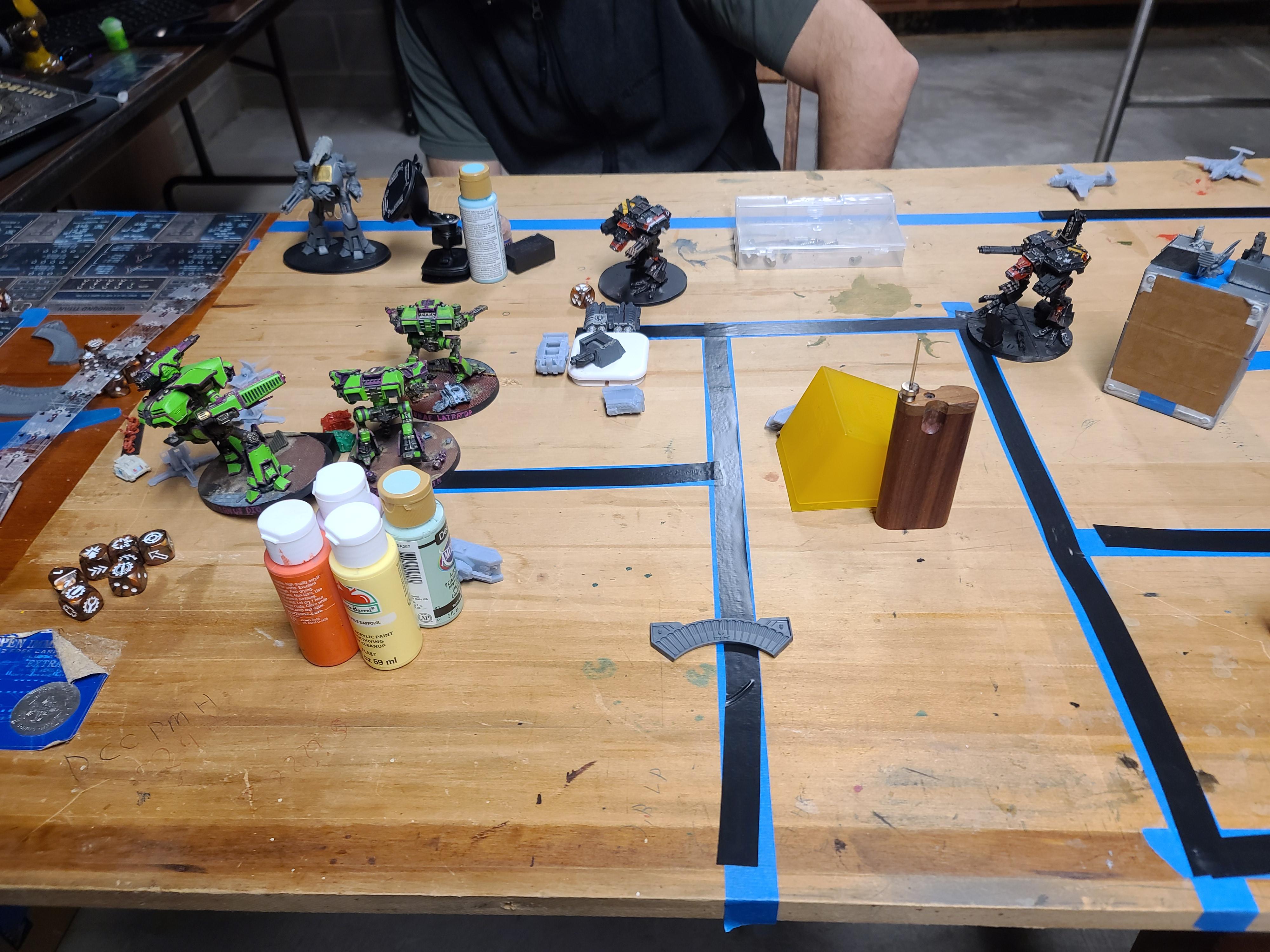 Adeptus Titanicus, Basement Gaming, Game Photos, Mirror Match