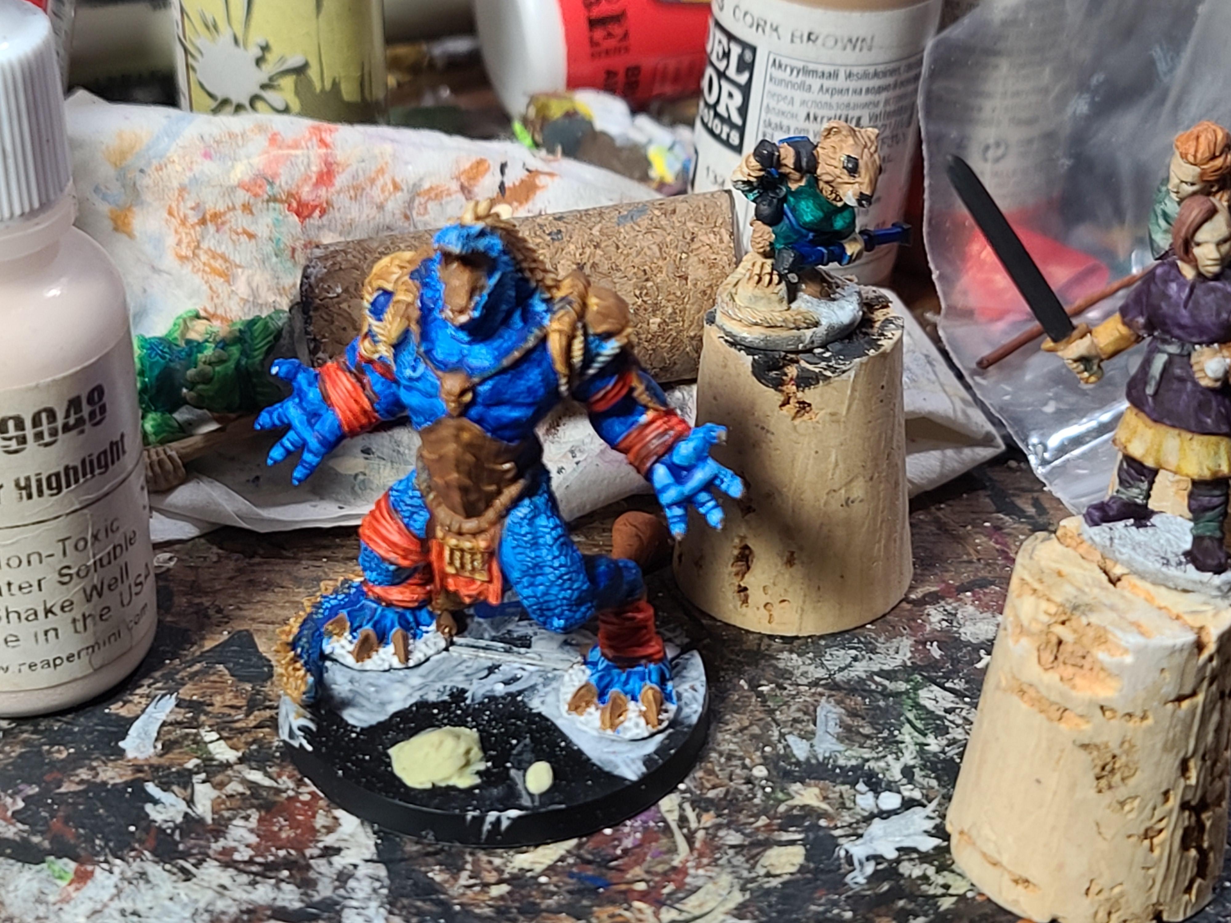 Blood Bowl, Greebo Games, Kroxigor, Lizardmen, Metal, Oathsworn, Squirrel