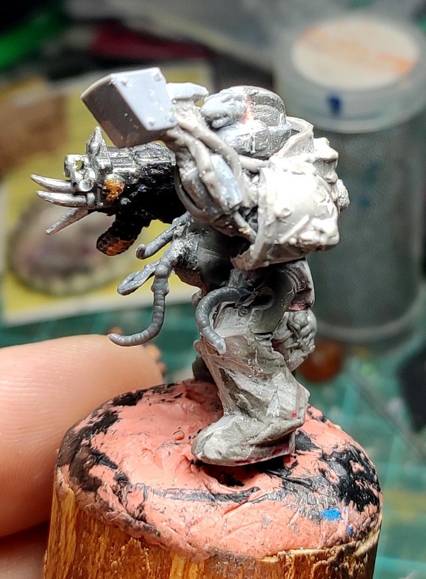 Blight, Casting, Chaos, Chaos Space Marines, Conversion, Death Guard, Hammer, Heresy, Heretic Astartes, Infantry, Kitbash, Nurgle, Pestilence, Plague, Plague Marines, Possessed, Rats, Rebuild, Sculpting, Traitor Legions, Warhammer 40,000, Work In Progress