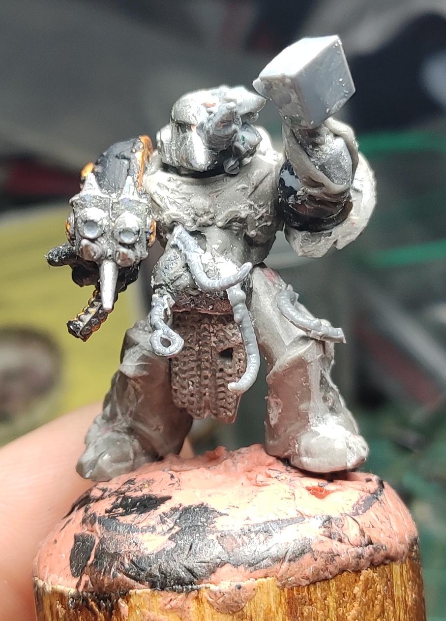 Blight, Casting, Chaos, Chaos Space Marines, Conversion, Death Guard, Hammer, Heresy, Heretic Astartes, Infantry, Kitbash, Nurgle, Pestilence, Plague, Plague Marines, Possessed, Rats, Rebuild, Sculpting, Traitor Legions, Warhammer 40,000, Work In Progress