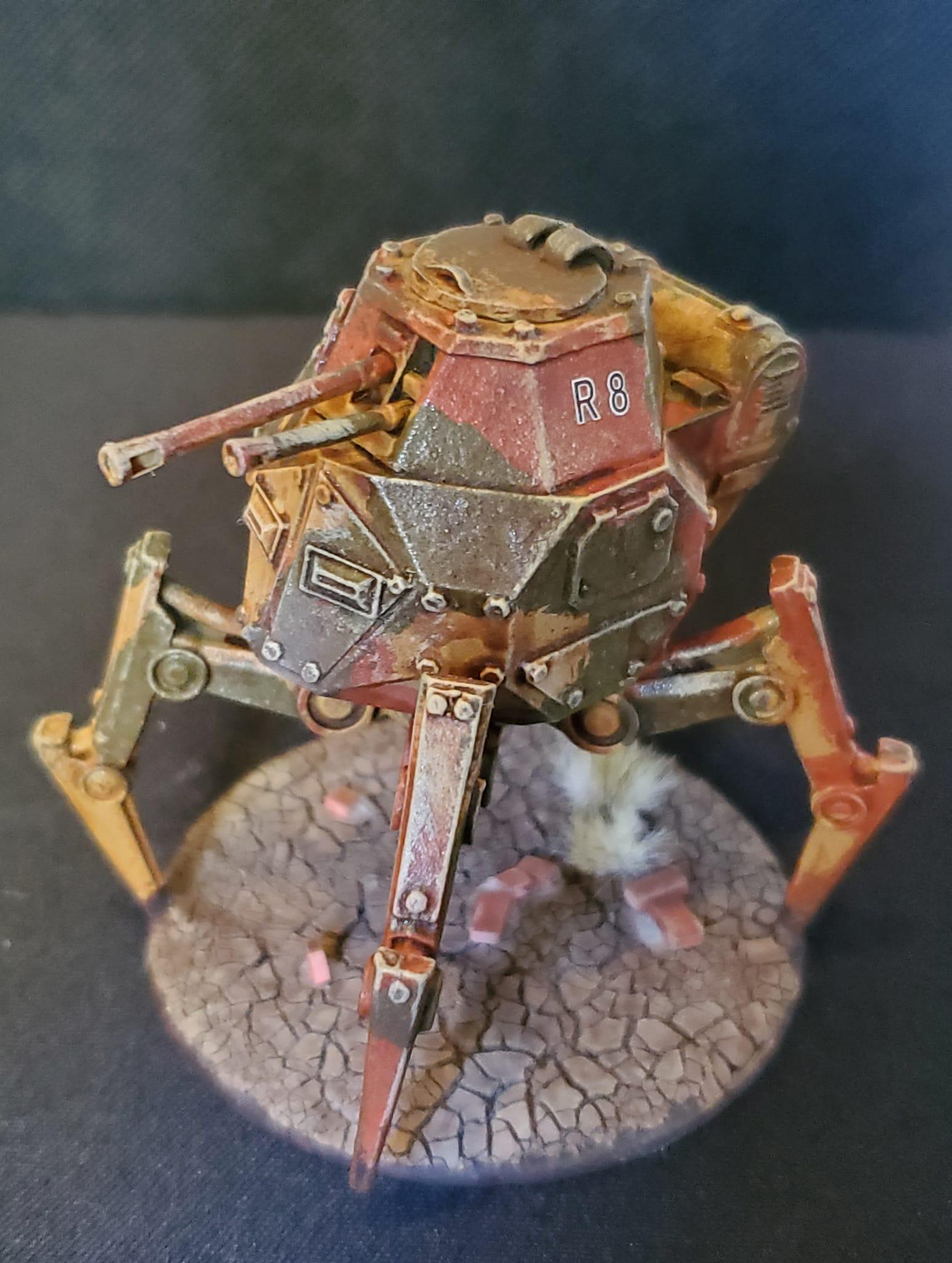 K-47 German Spinne Mech Left Side