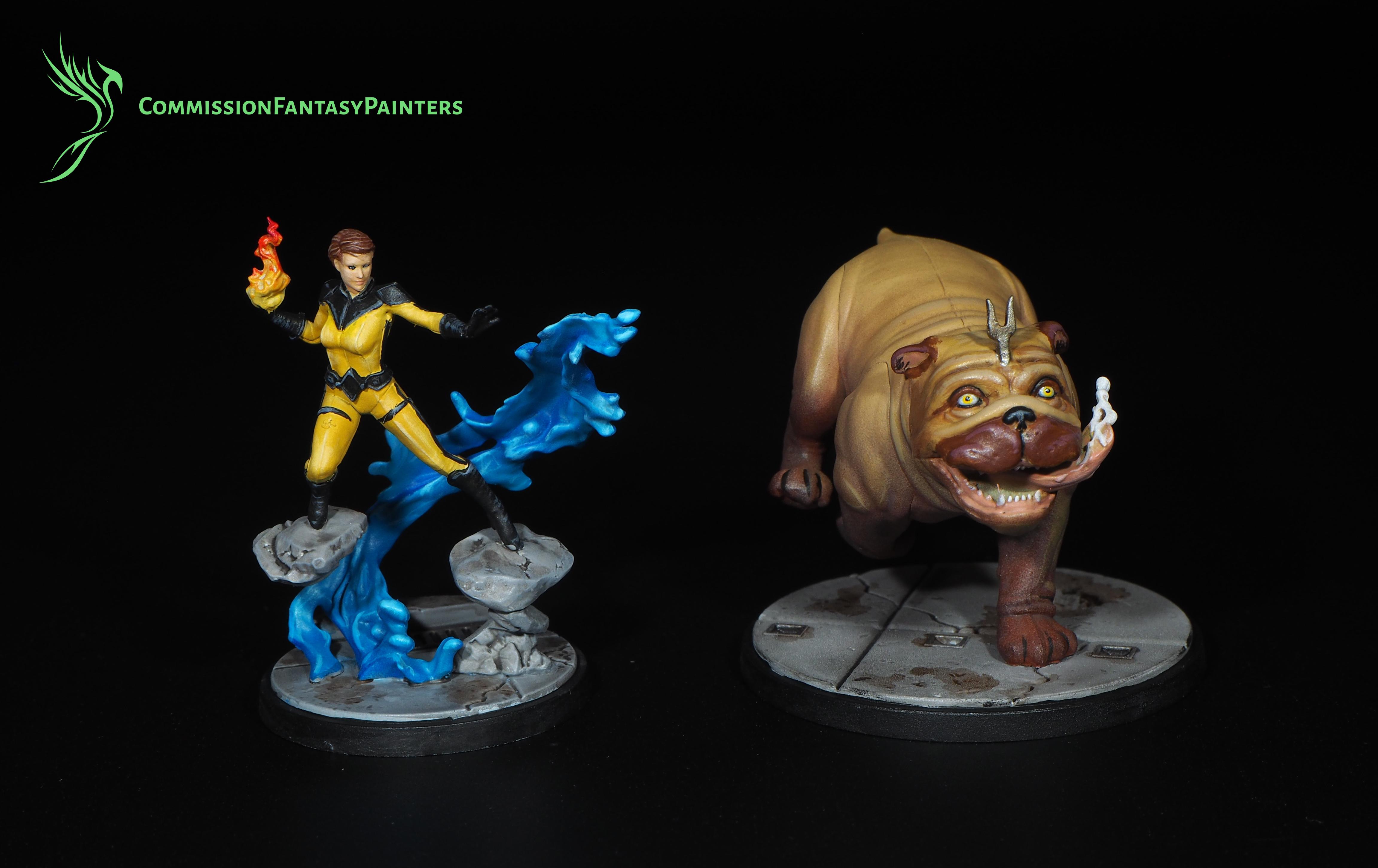 Commissionfantasypainters, Dog, Marvel