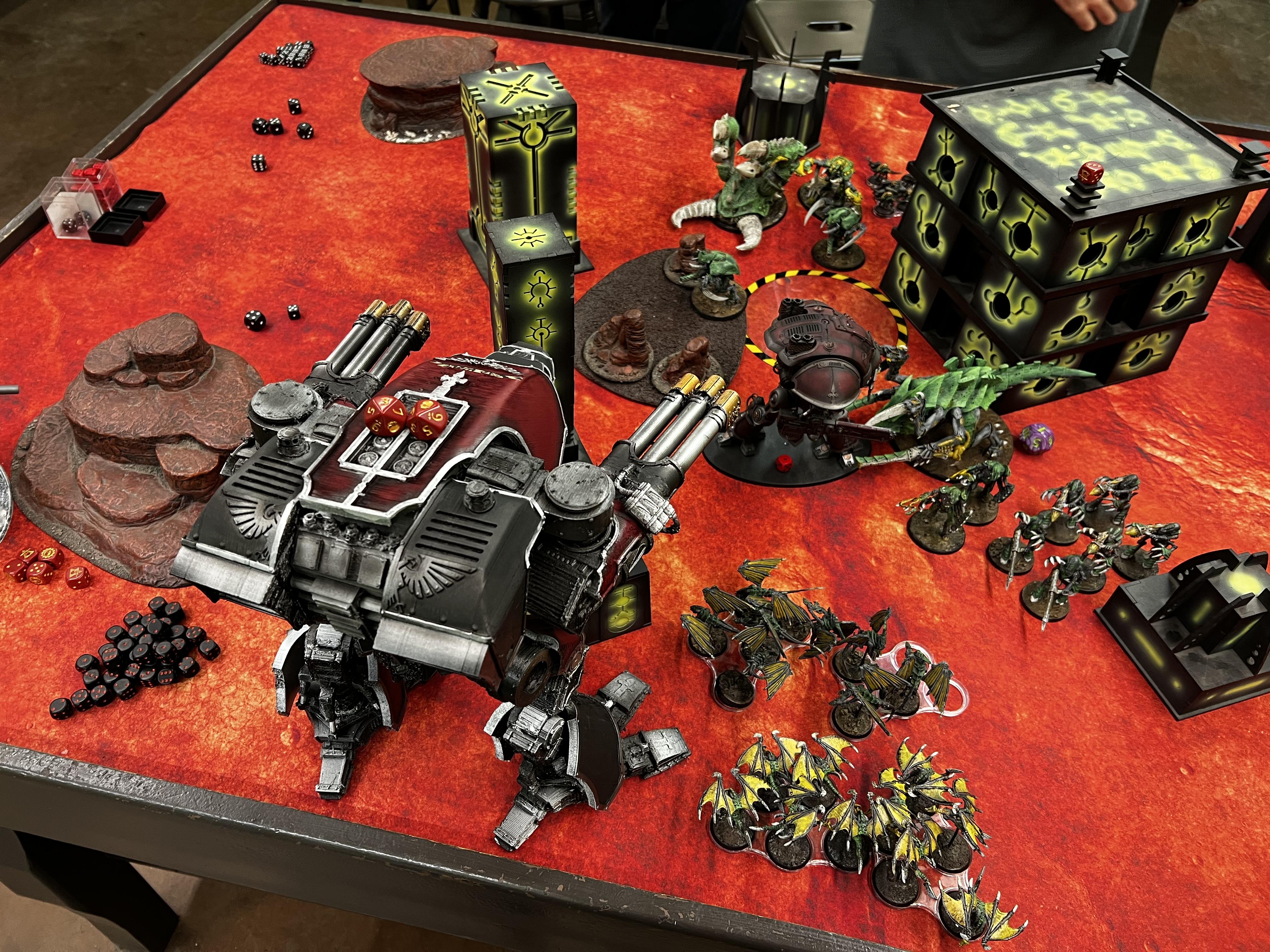 3D printed warhound&#146;s first battle 3