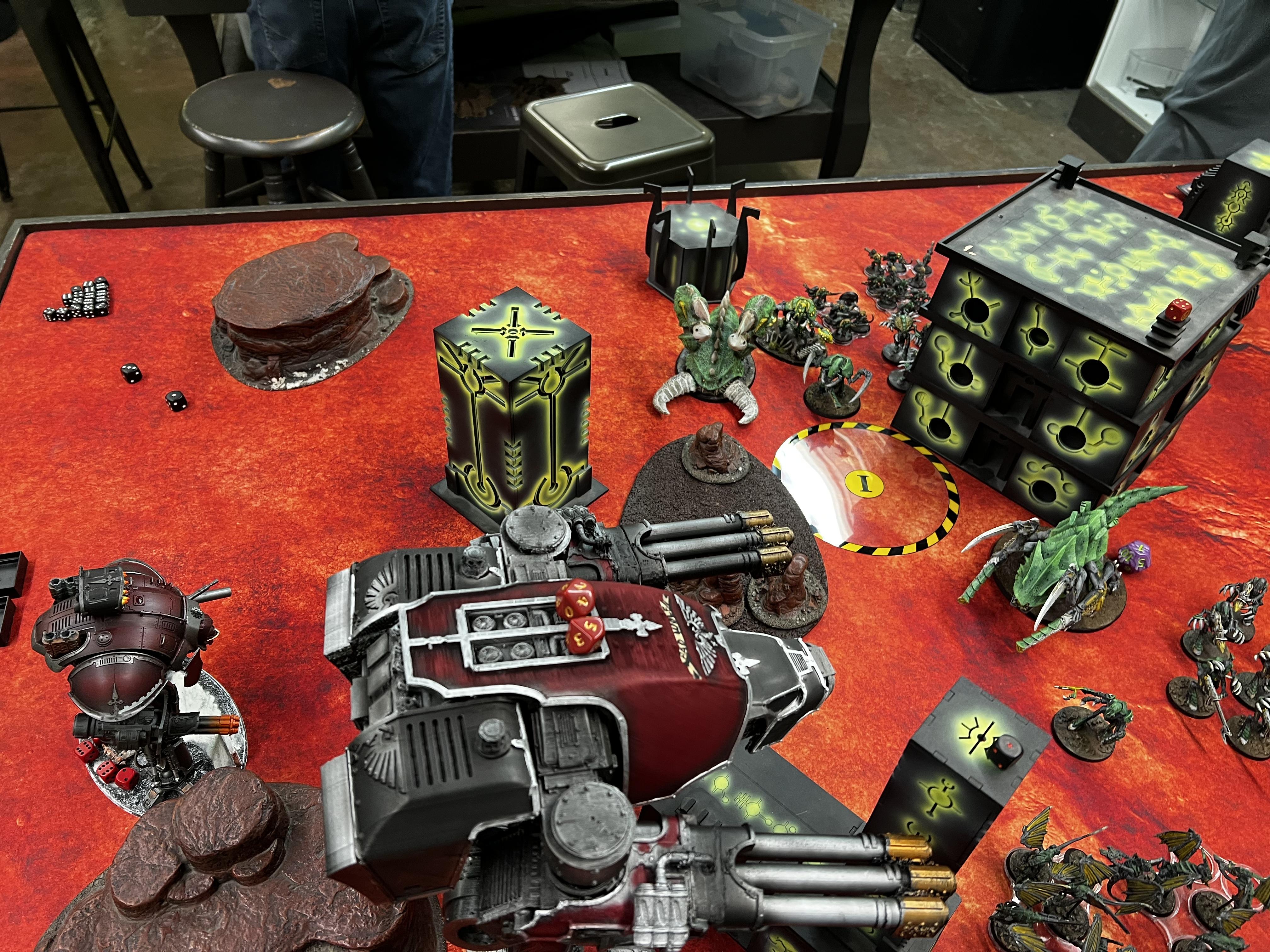 3D printed warhound&#146;s first battle 4