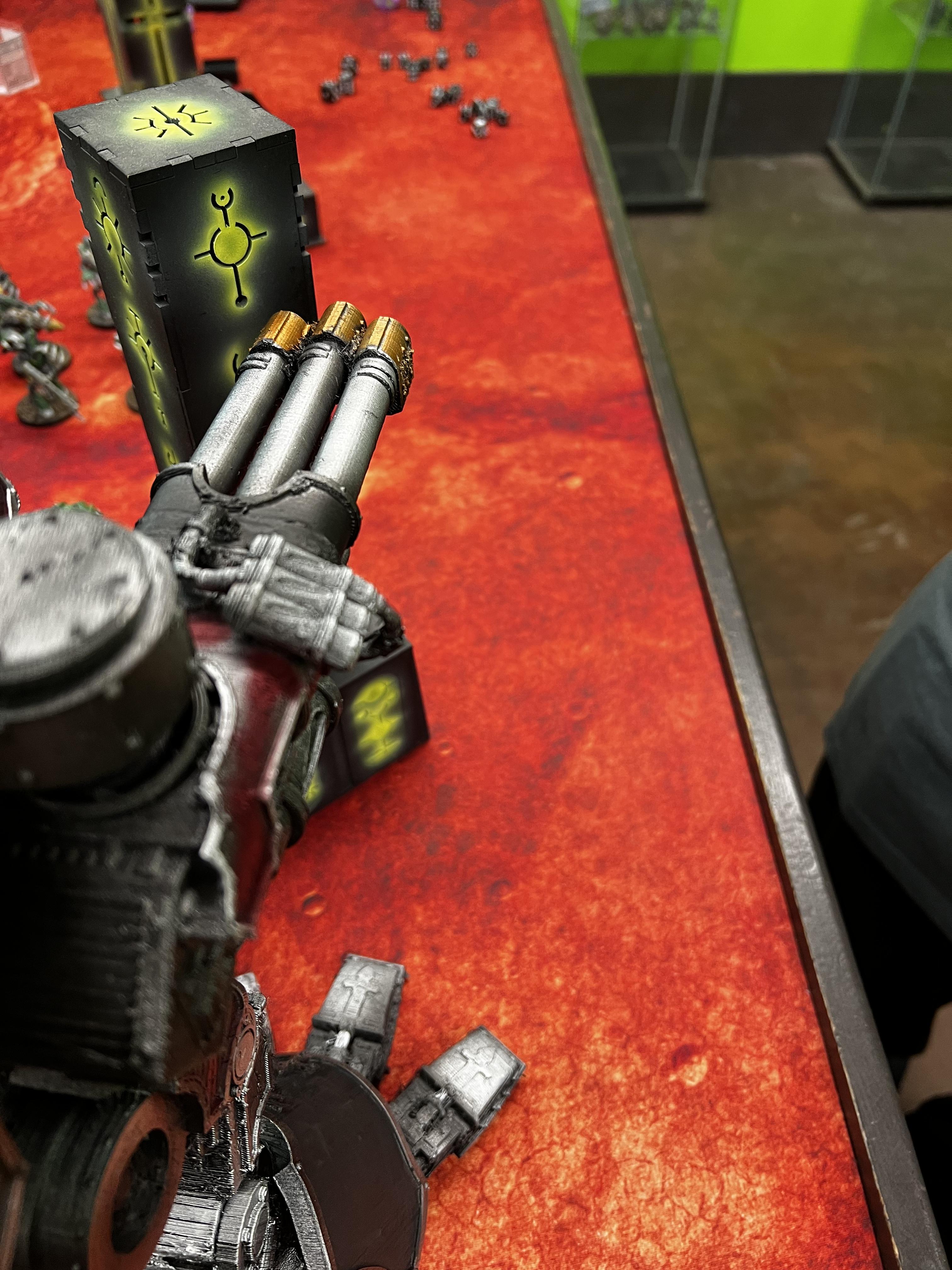 3D printed warhound&#146;s first battle 5