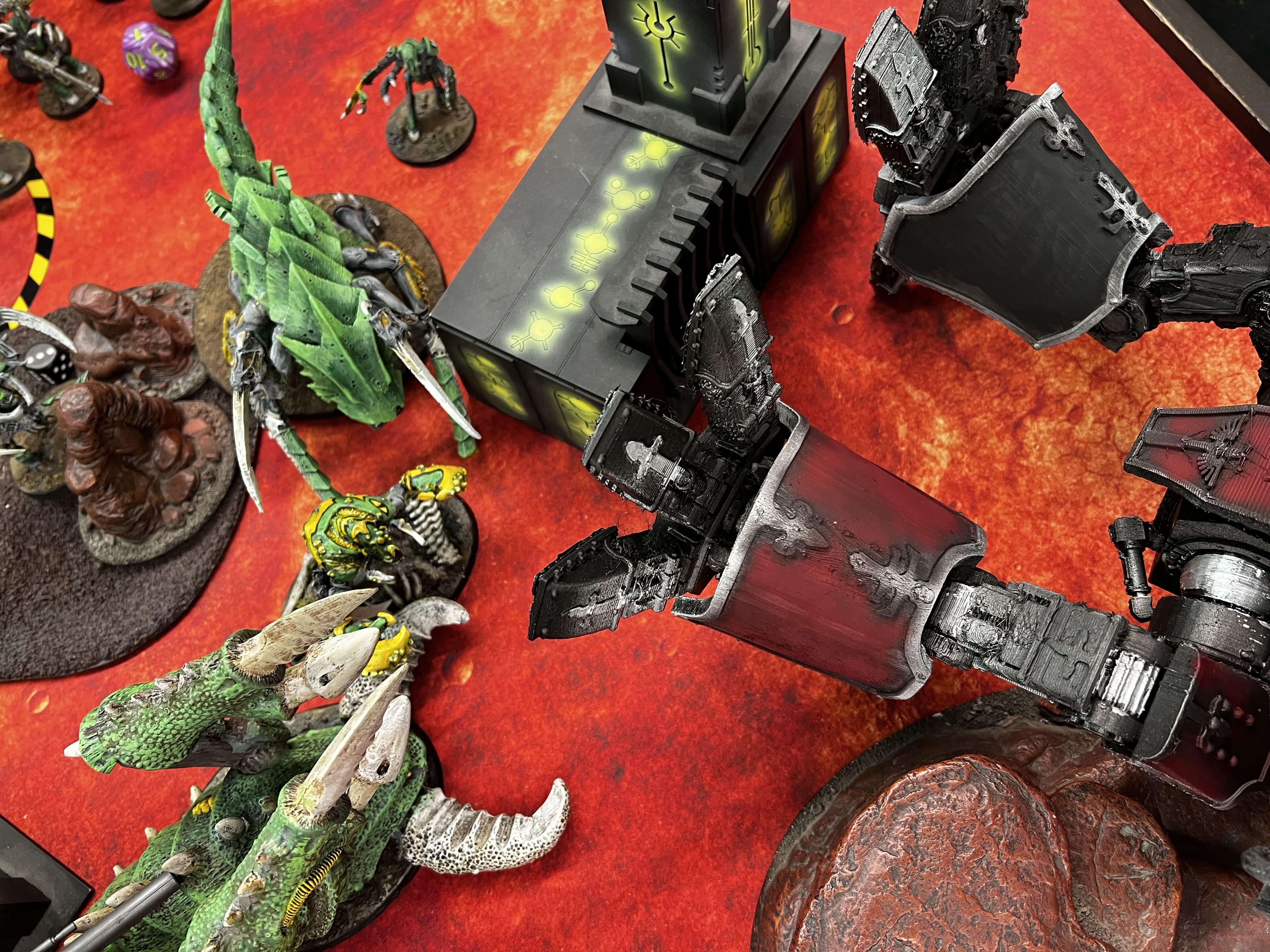 3D printed warhound&#146;s first battle 7