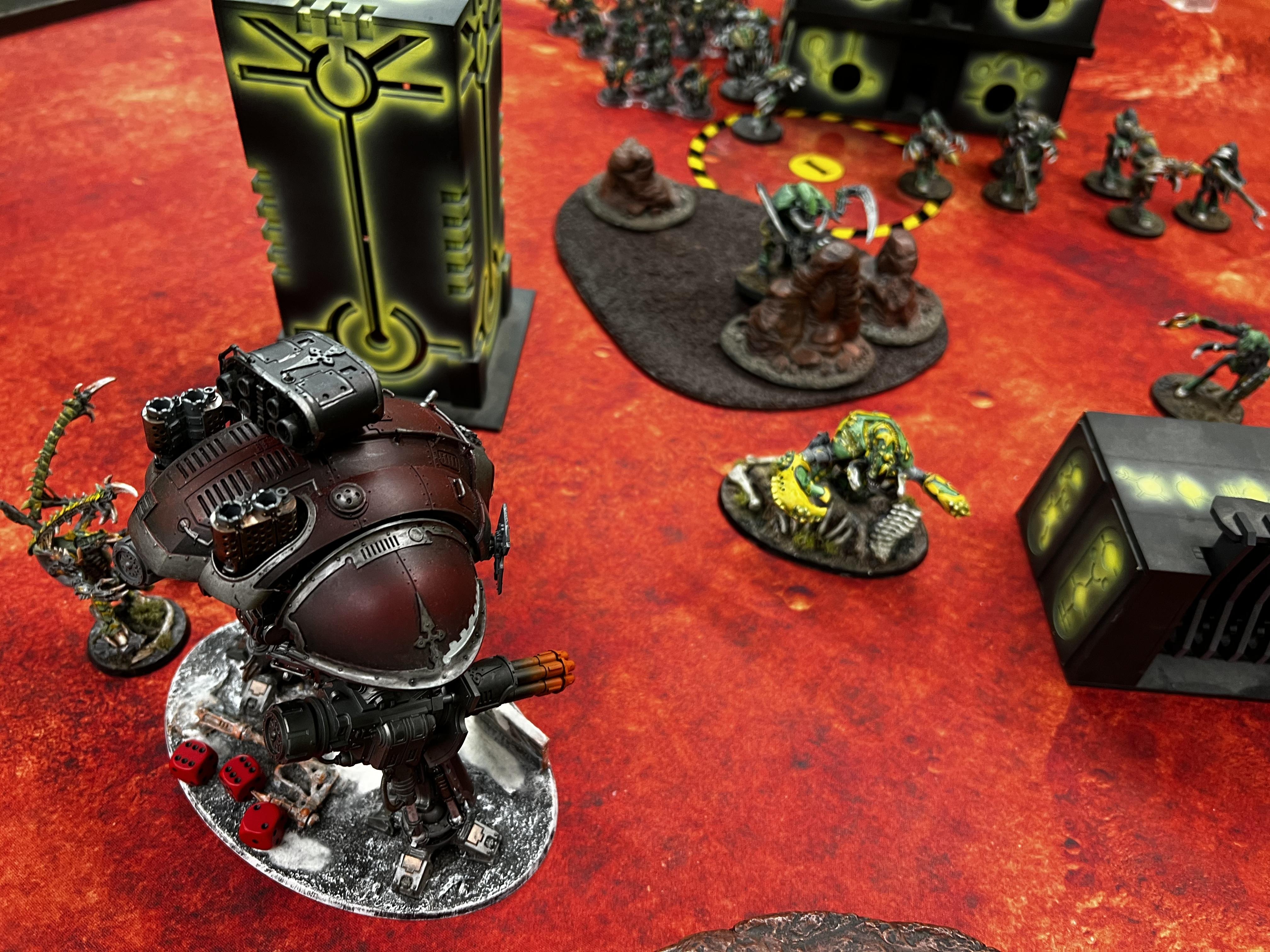 3D printed warhound&#146;s first battle 8