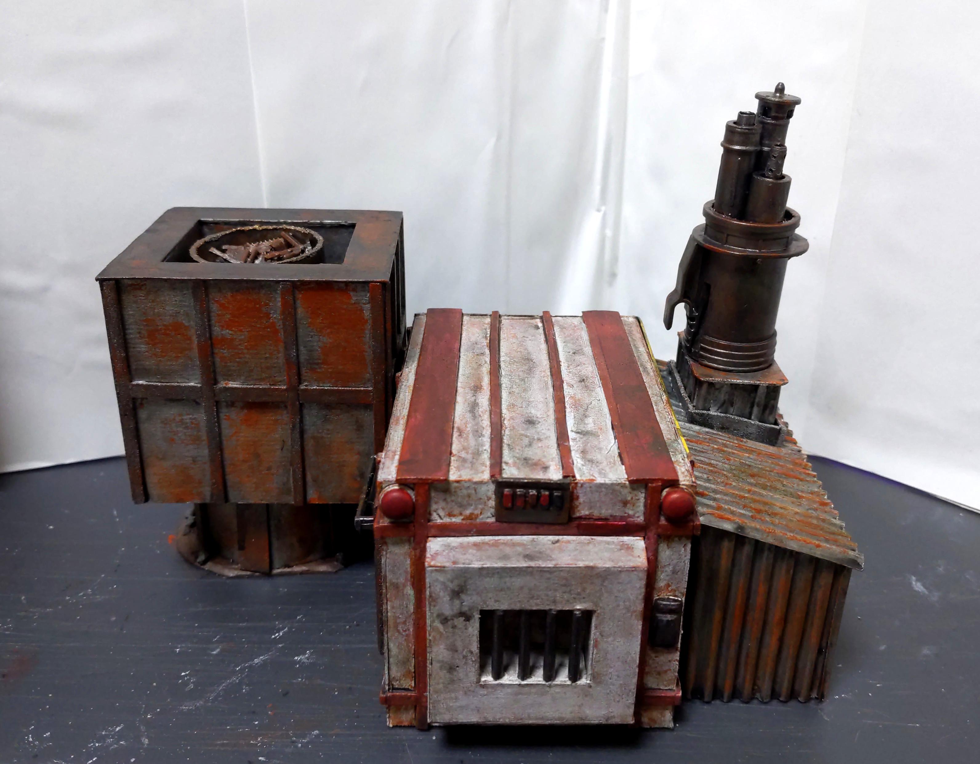 Shanty, Terrain